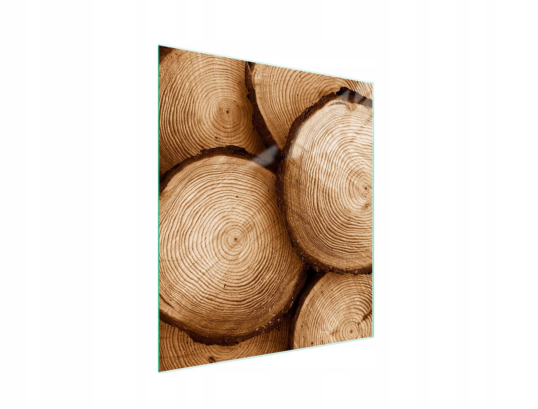 Skleněná Krájecí Deska 45x52 Dřevo Tvrzené Sklo 7v1