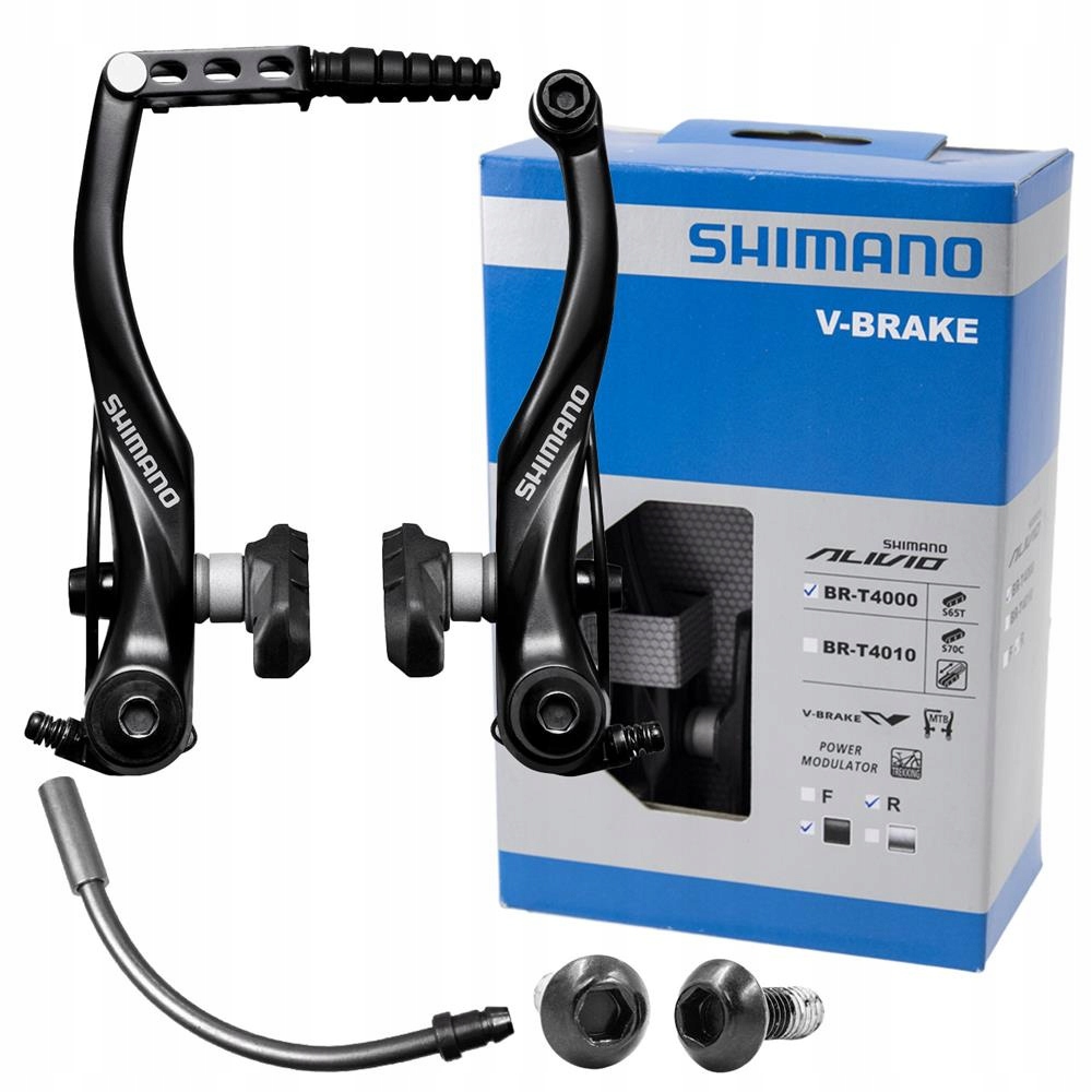 Cyklistická brzda V-Brake Shimano BR-T4000, černá čelisťová V-Brake