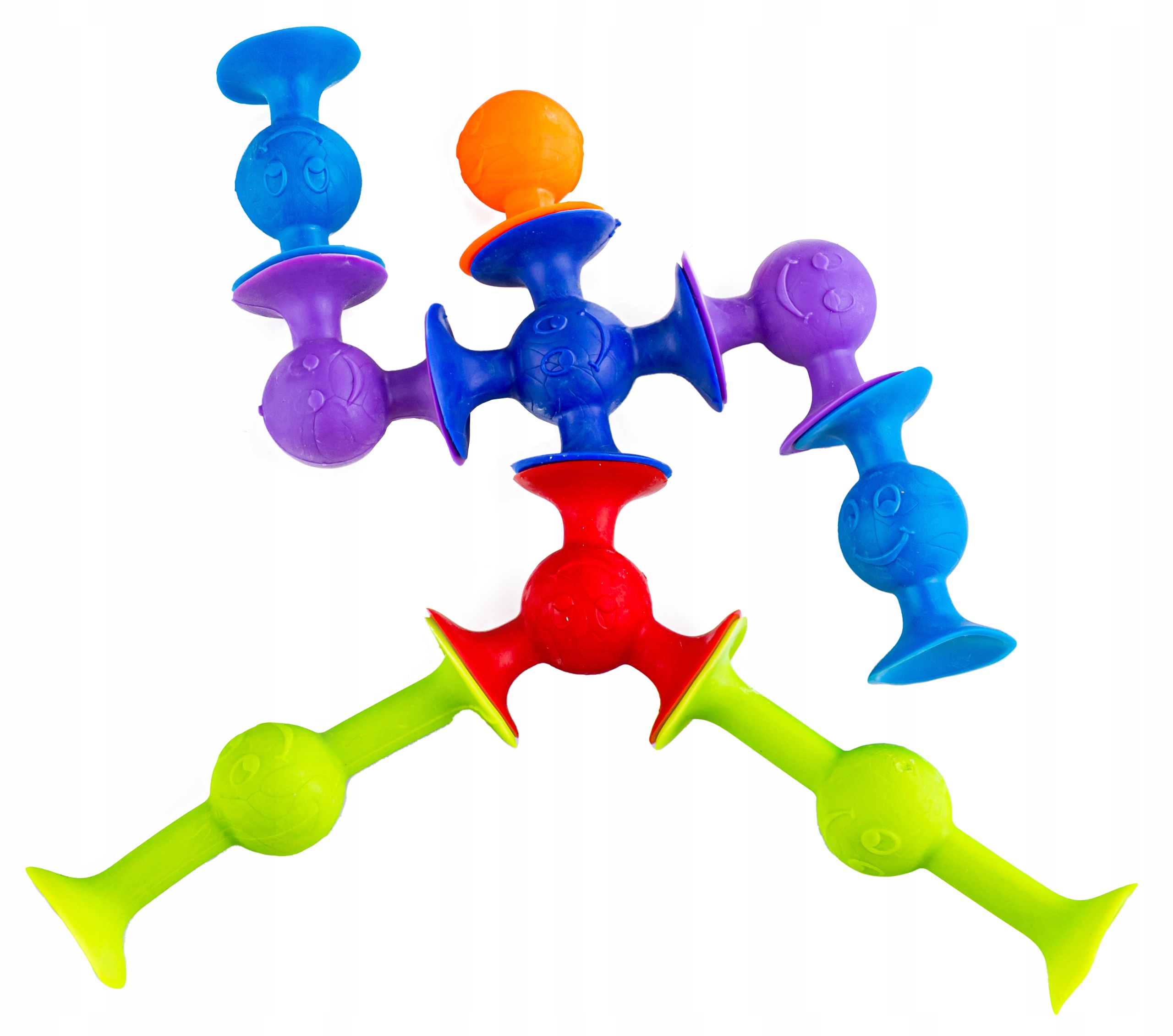 KOLOROWE KLOCKI DLA DZIECI PRZYSSAWKI SILIKONOWE Rodzaj zestaw