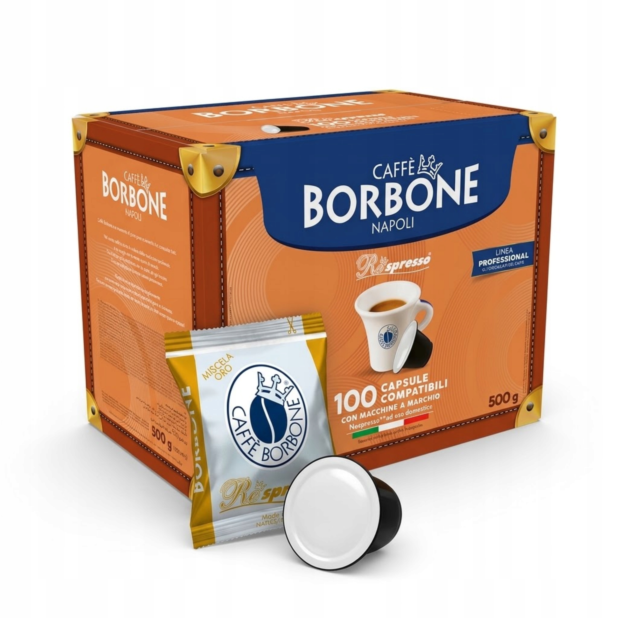 Borbone Respresso Gold Oro Kapsułki Nespresso 80% Arabika 20% Robusta x 100