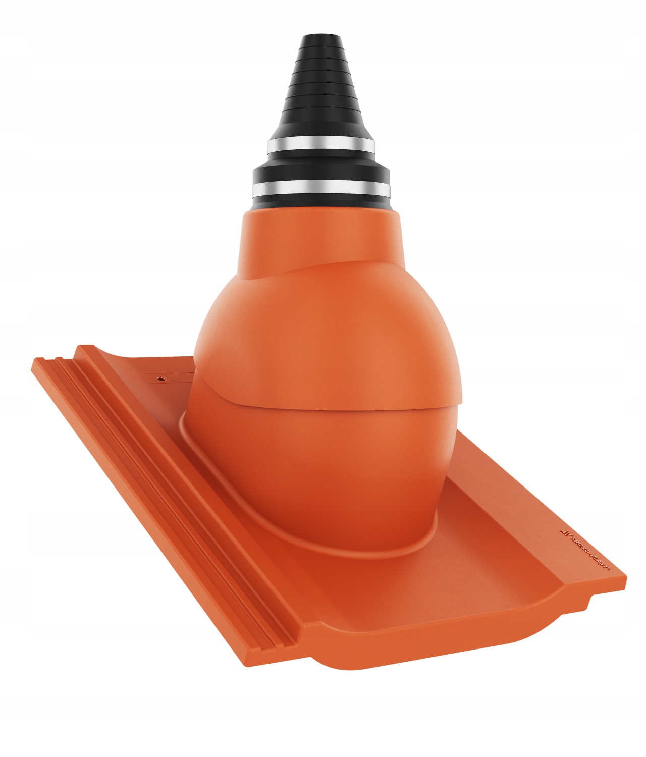 Anténní přechod těsného střešního průchodu Creaton Kioto Červená Planar