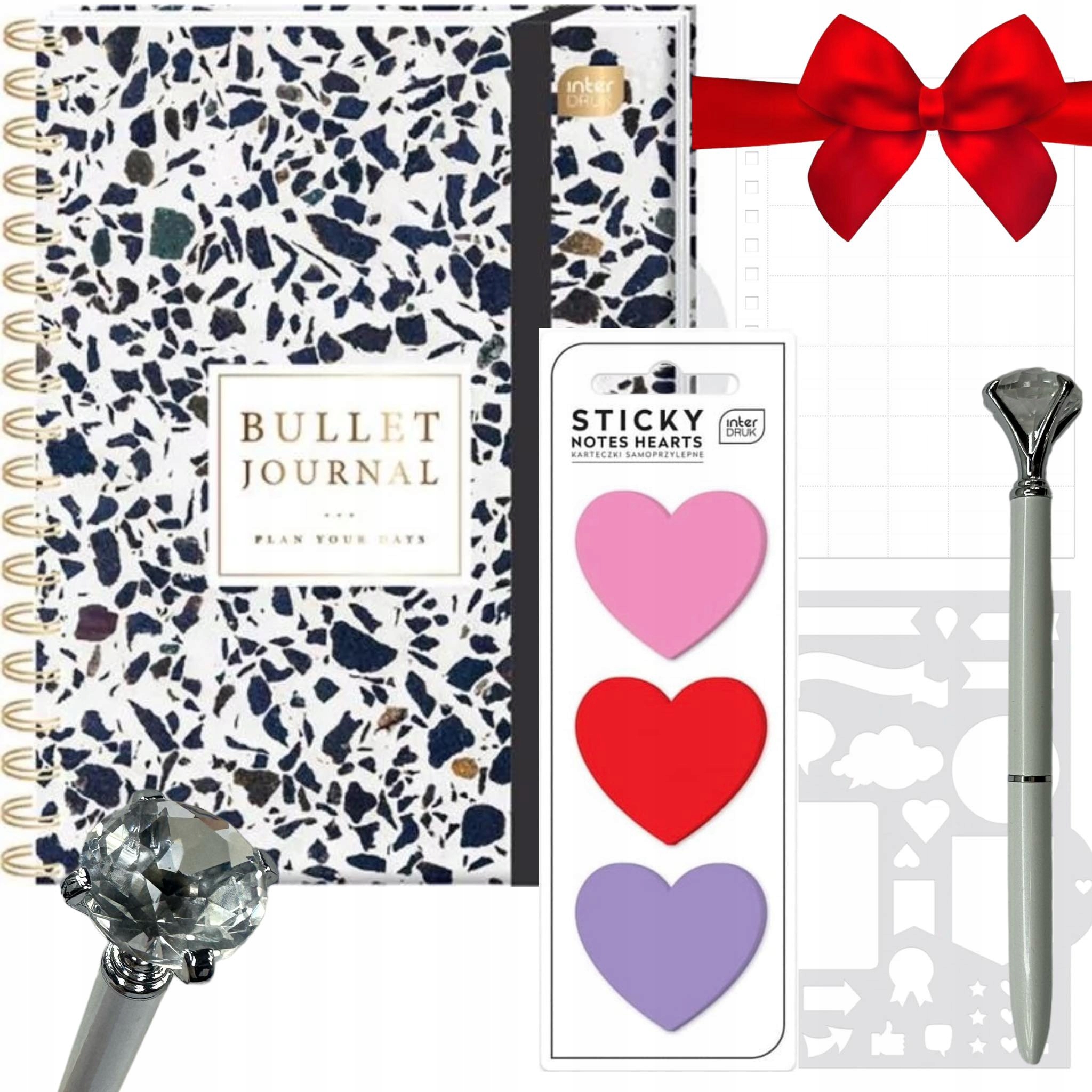 PLANNER NA SPIRALI 2024 A5 ORGANIZER NOTES PREZENT DLA MAMY ZESTAW UPOMINEK