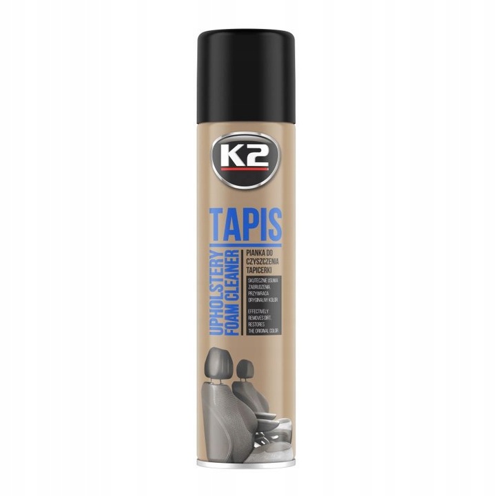Pianka w sprayu do prania tapicerki materiałowej tkanin K2 Tapis 600ML K206