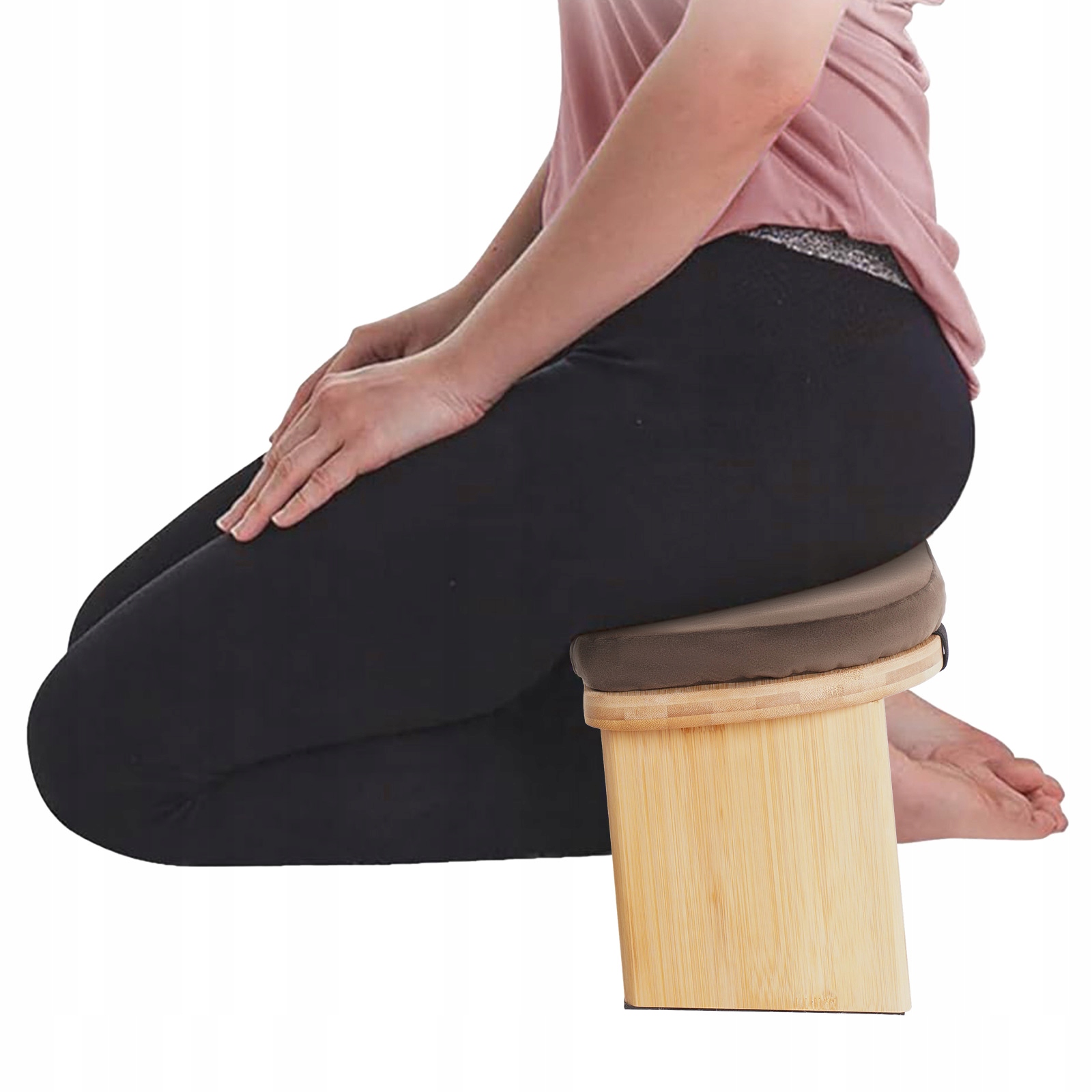 Składany i Ergonomiczny Stołek do Medytacji, Ławka do Medytacji Klęcząc, Kawowy Stołek Yoga