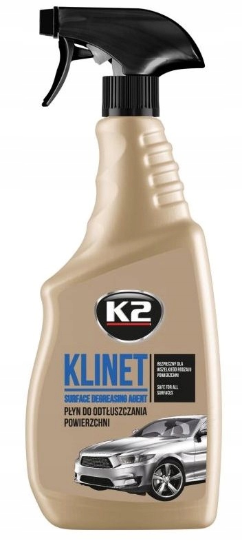 K2 KLINET 750 Środek do odtłuszczania powierzchni lakieru szyb reflektorów