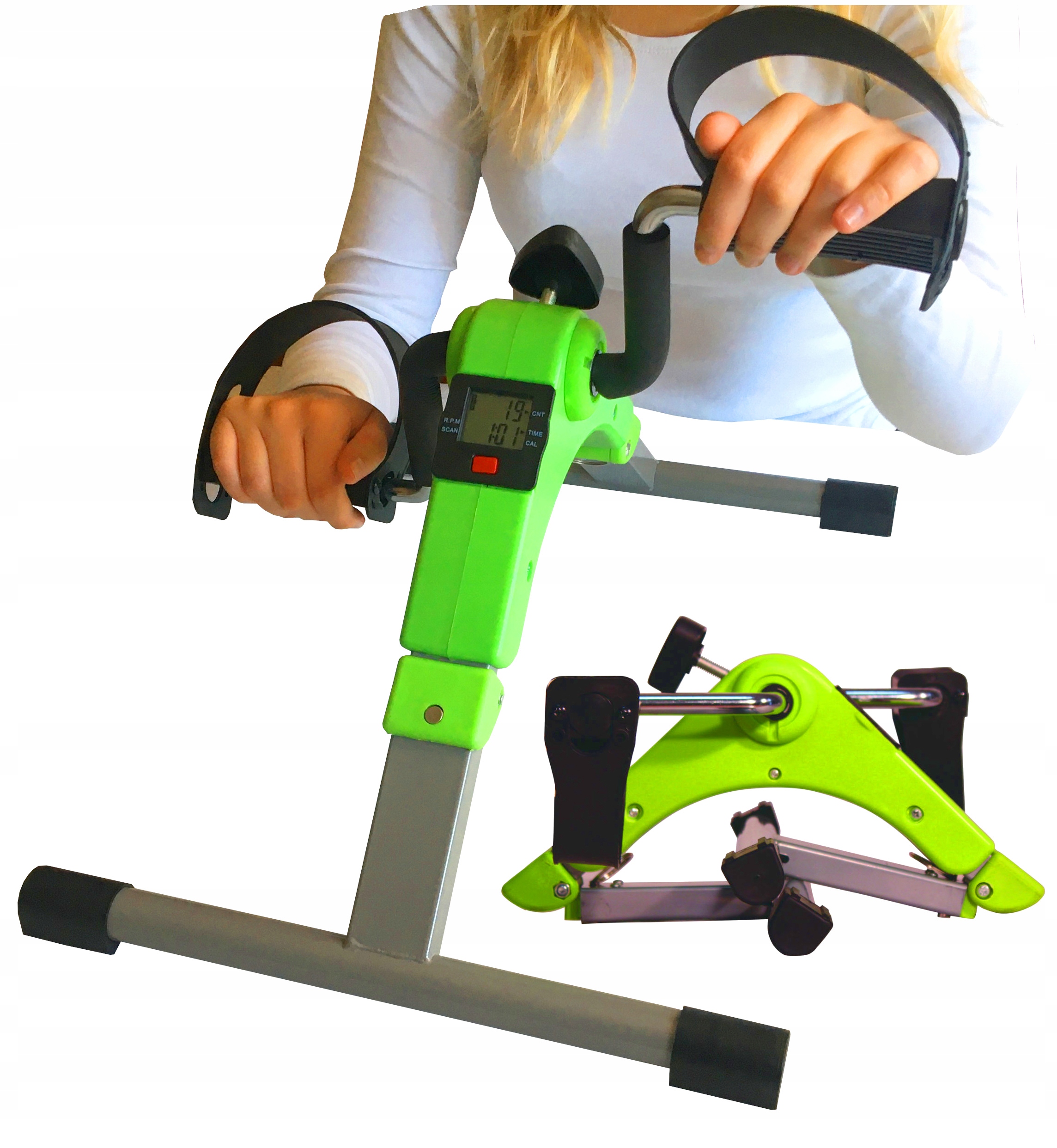 

Mini rowerek treningowy rower stacjonarny Licznik