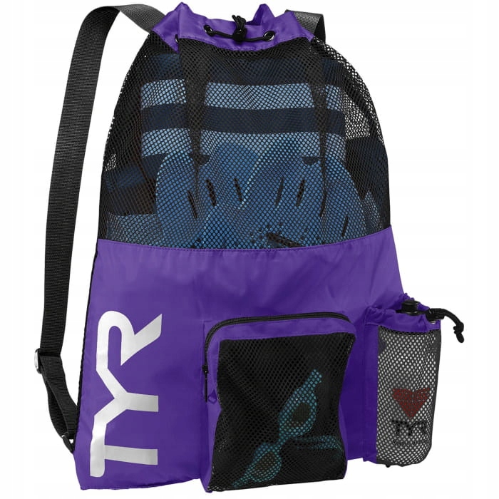 Tyr Big Mesh Mummy Bag worek na sprzęt treningowy fioletowy