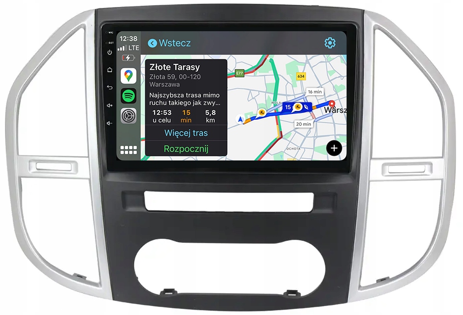 Mercedes Vito 3 V447 Android Carplay Rádio Navigace 8 GB/128 Gb Dsp