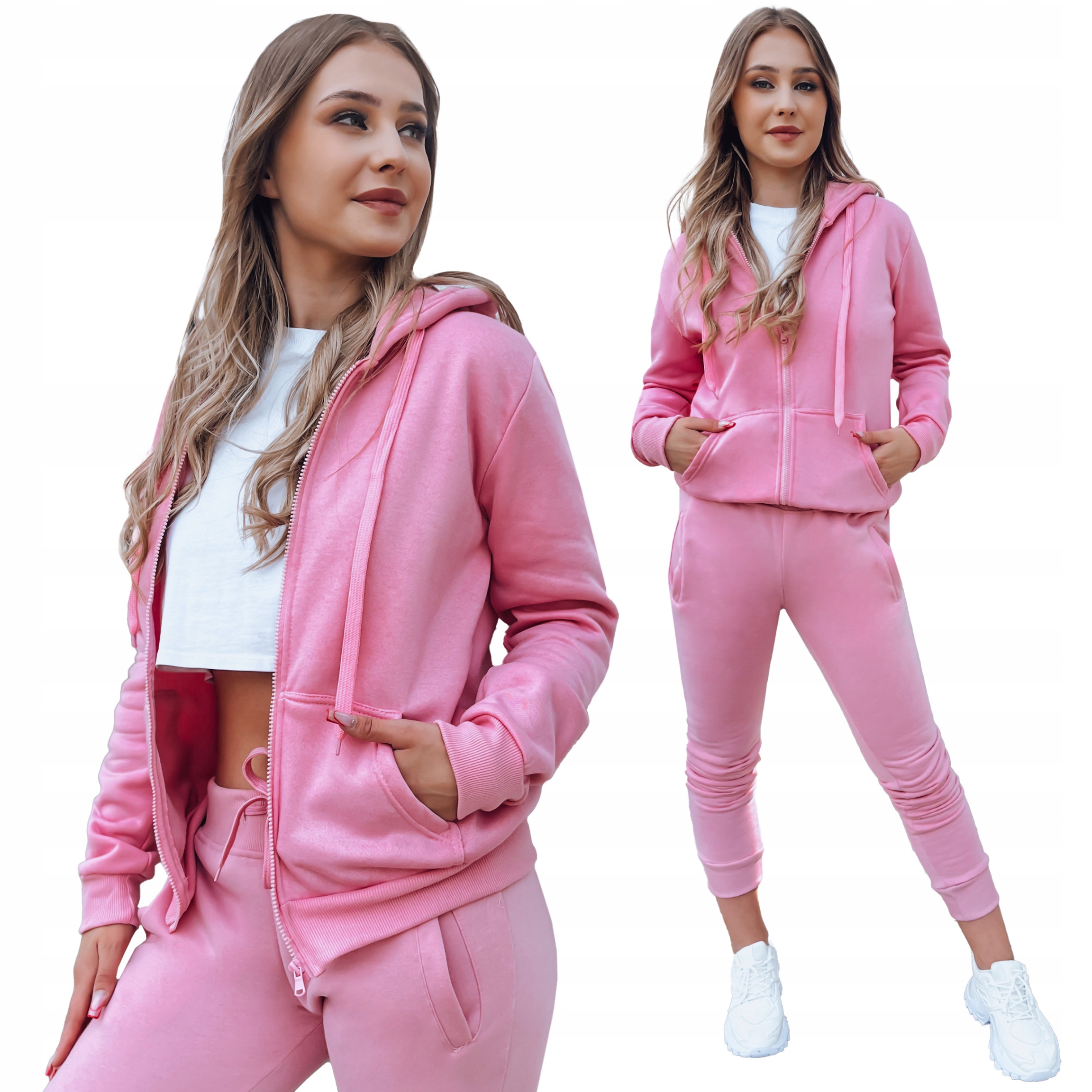 ROZPINANA BLUZA DAMSKA Z KAPTUREM DSTREET by1072 - XL