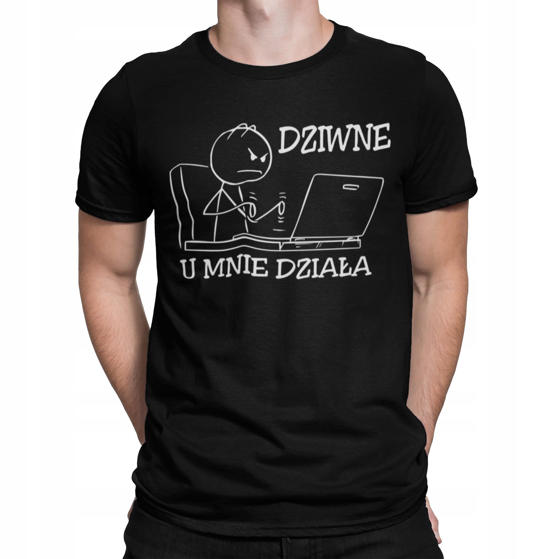 

Koszulka Dziwne U Mnie Działa Dla Informatyka M