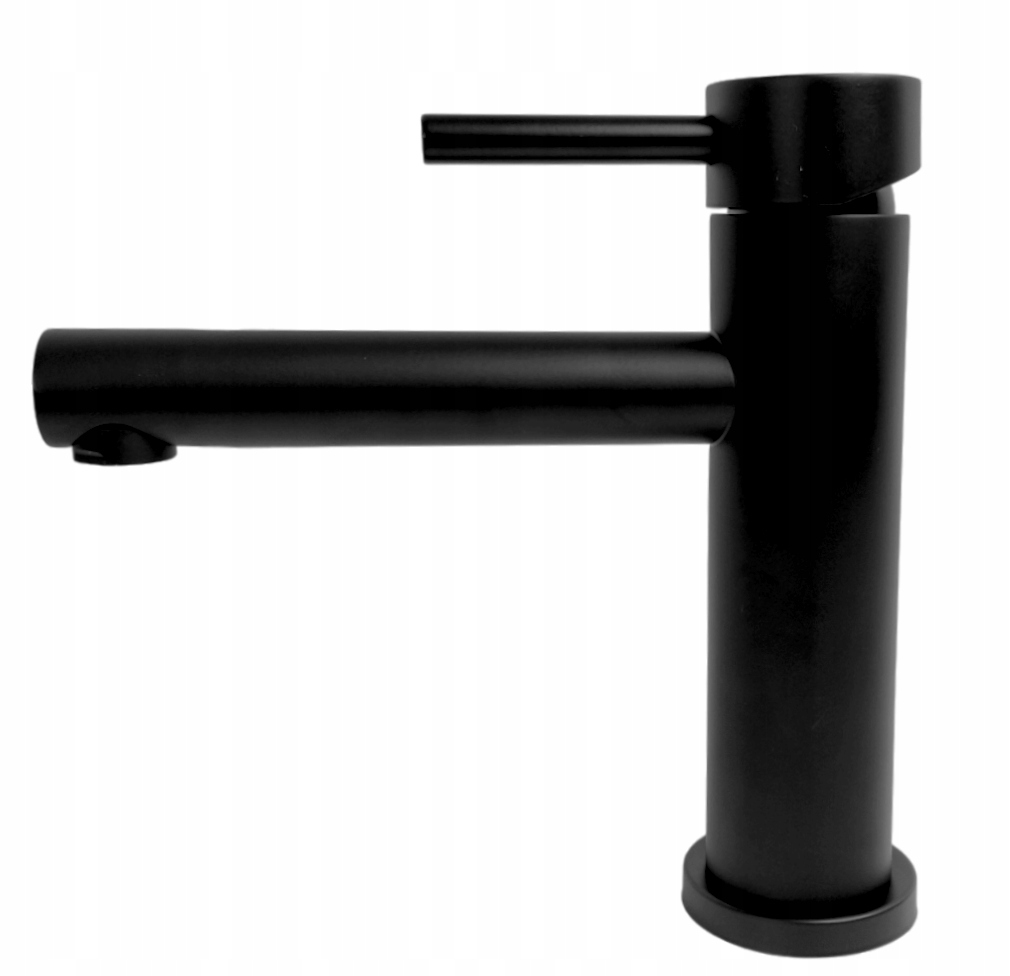 Bateria umywalkowa niska Uno II Stellman Czarna