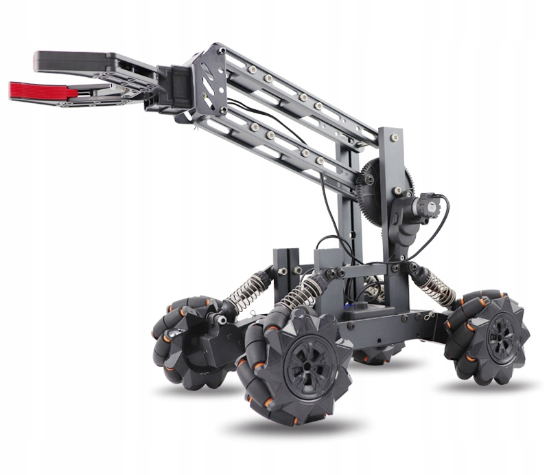 Robot Zdalnie Sterowany Metalowy Manipulator 2w1 Chytak Łycha Rc
