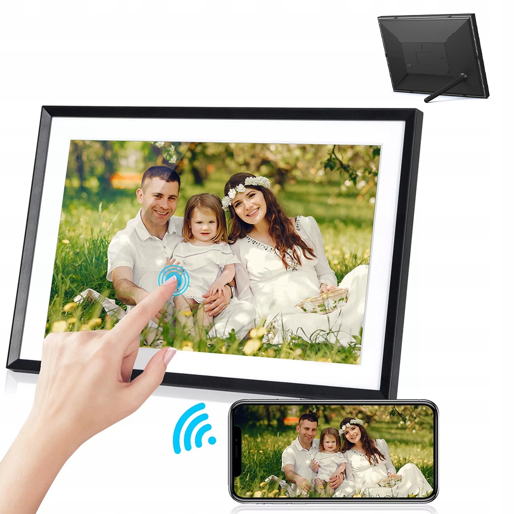 Dotykový Digitální Inteligentní Rámeček Na Fotografie 10,1" Wifi S Led Diodou 32 Gb