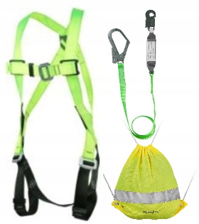 

Zestaw Szelki Bezpieczeństwa Bhp Amortyzator Worek