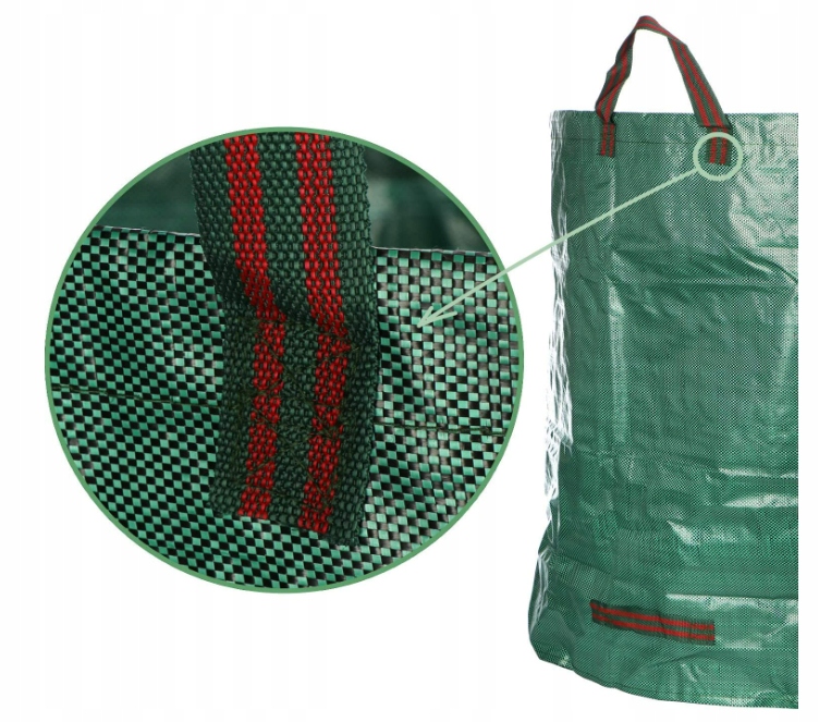 WORKI OGRODOWE TORBY NA LIŚCIE XXL 500L ZESTAW Stan opakowania oryginalne