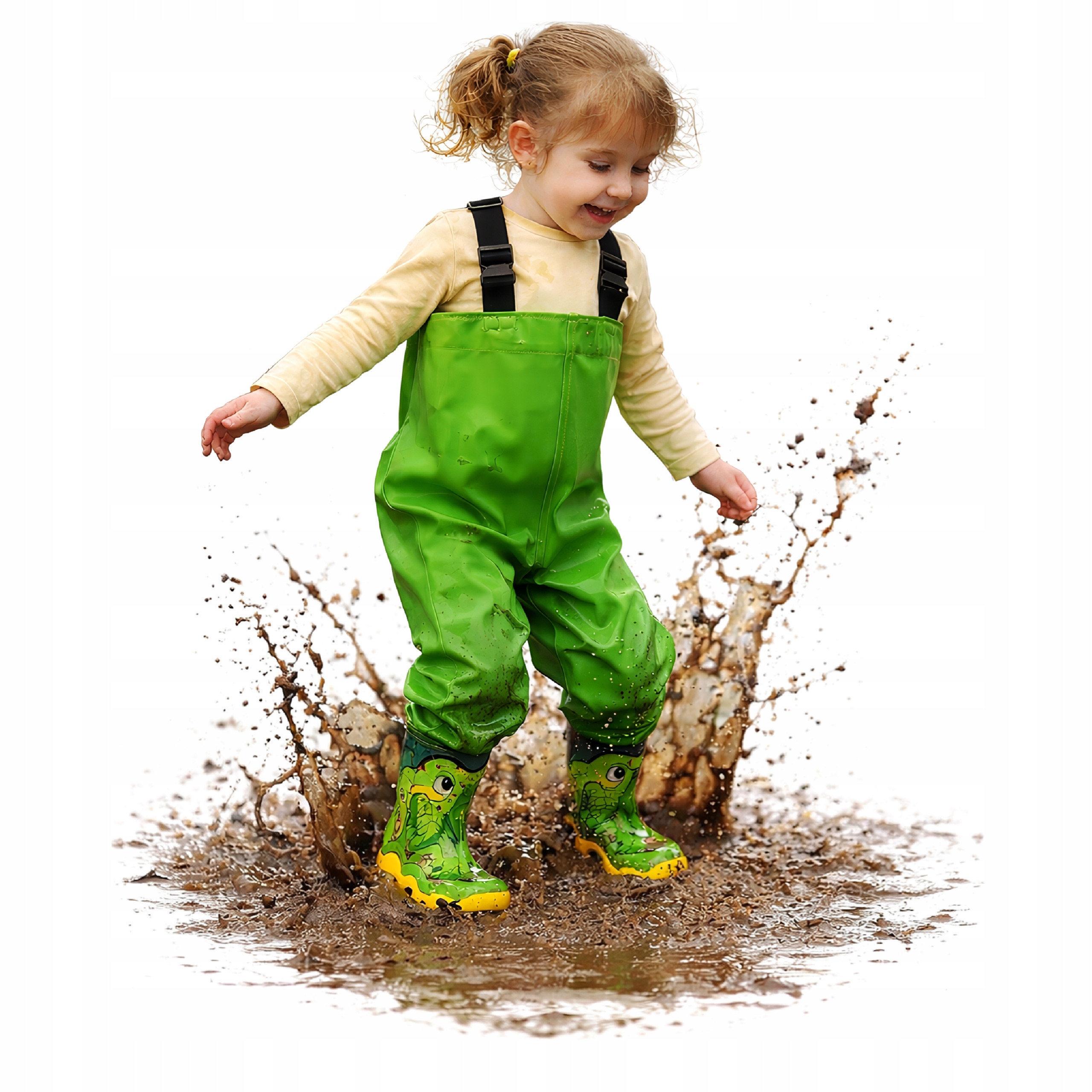 Dětské Pro Mládež spodky Krokodýlkové zelené pro malého rybáře