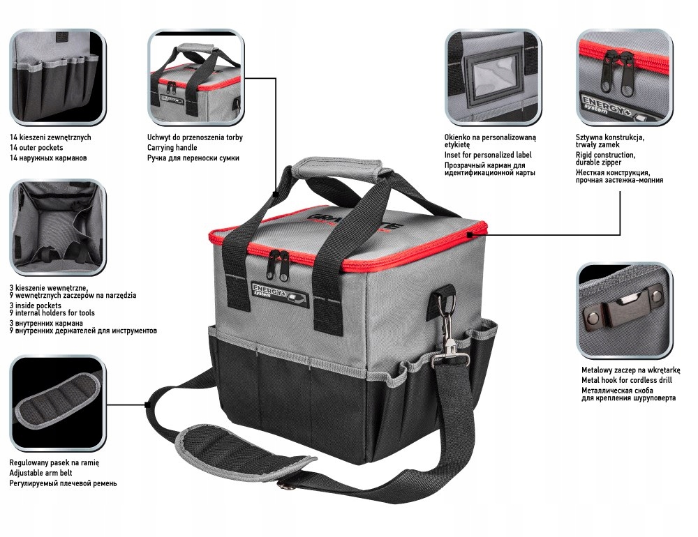 TORBA NA ELEKTRONARZĘDZIA ENERGY+ Kod producenta 58G015