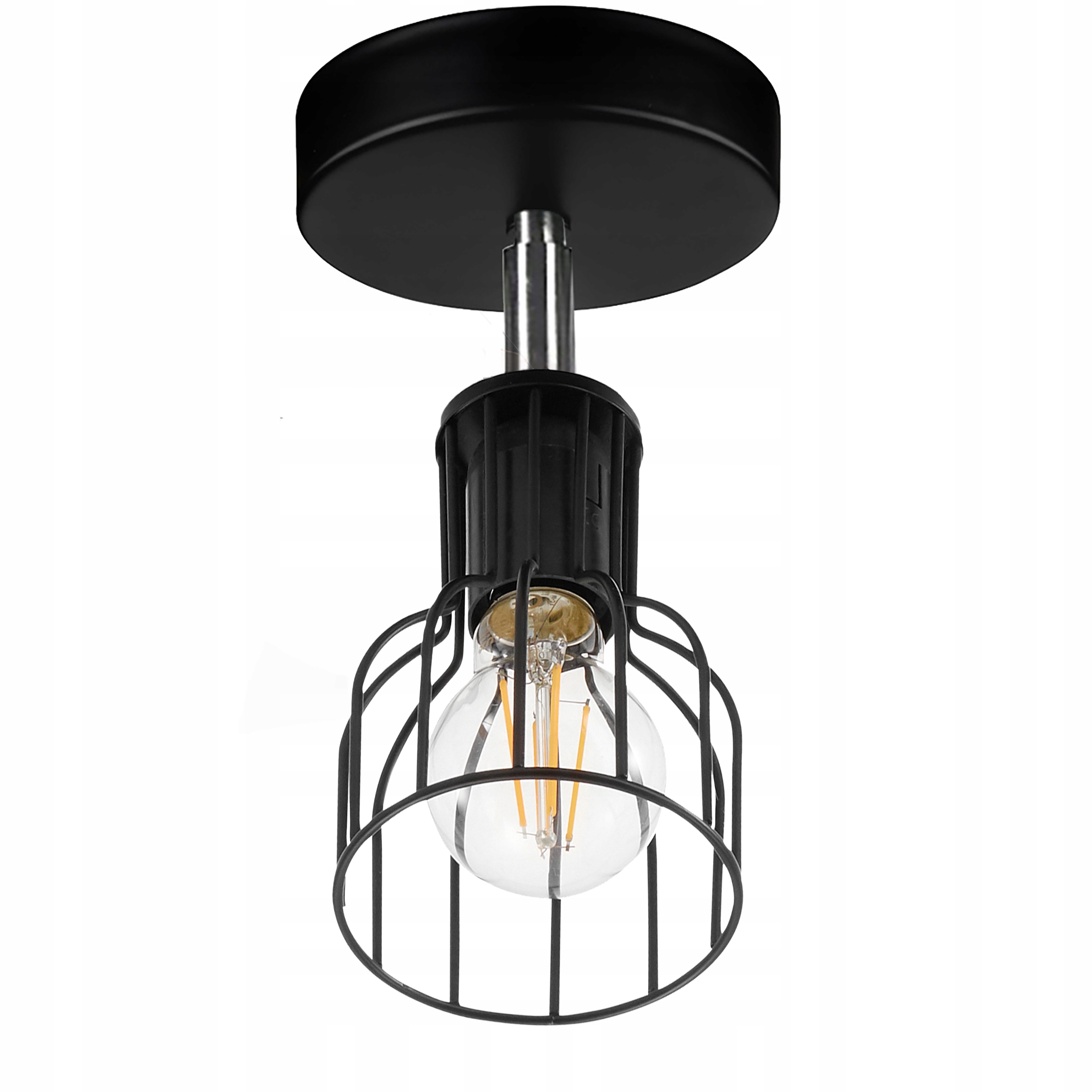 

Lampa Wisząca Sufitowa Plafon Led Retro Edison