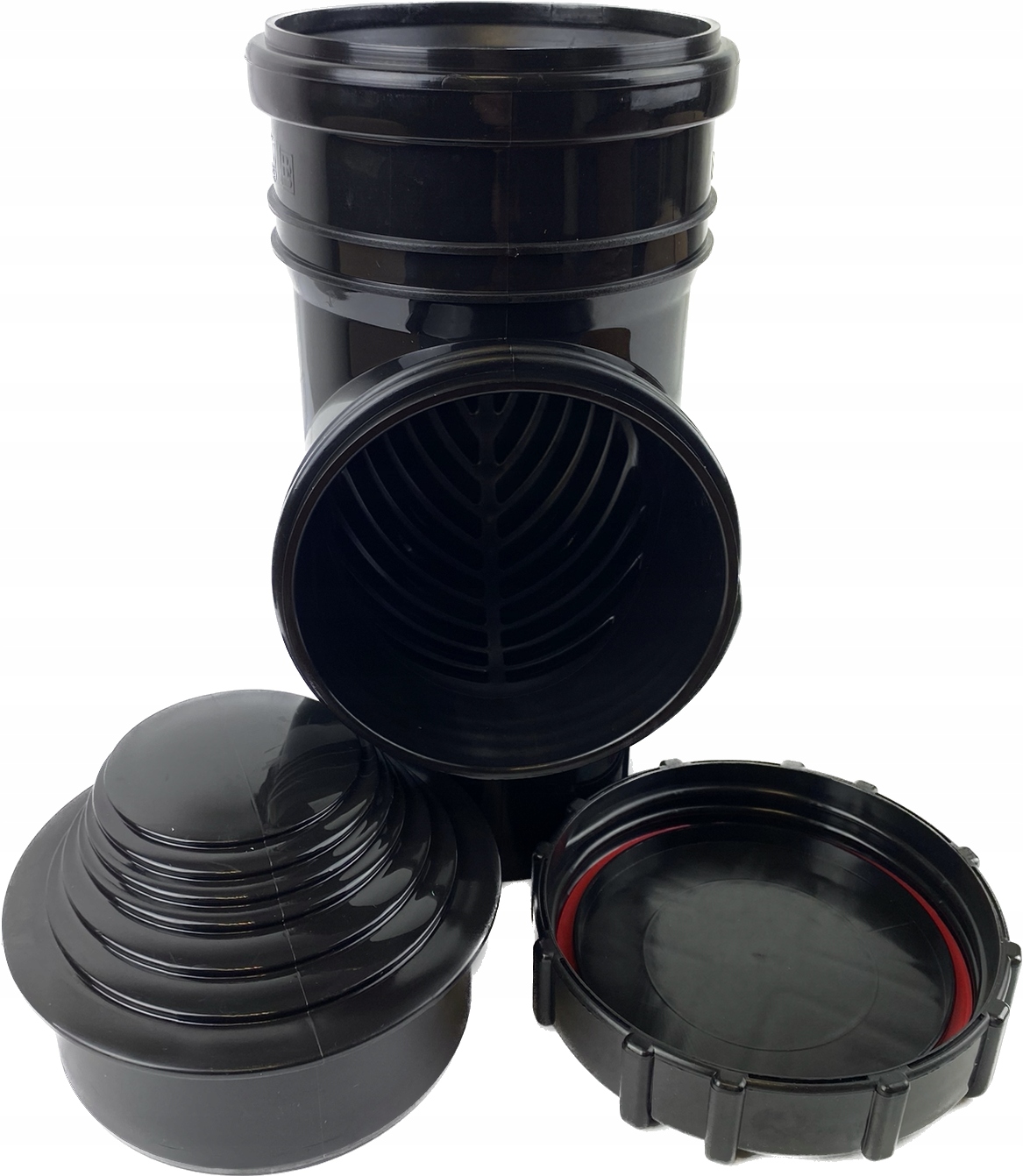 

Rewizja rury Czyszczak z redukcją 63-110mm Czarna