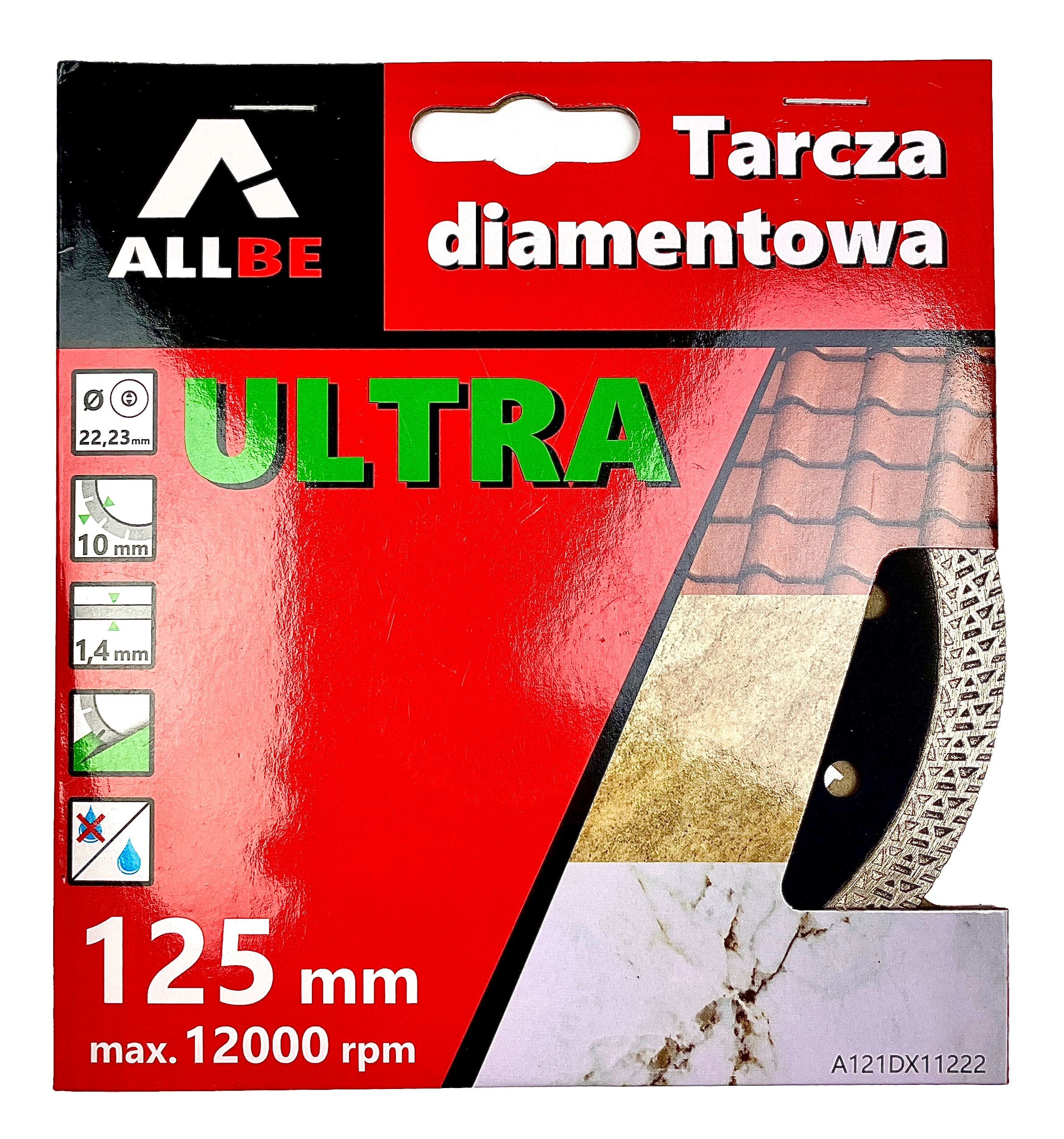 TARCZA DIAMENTOWA DO GRANITU 125X1,4X10X22,23MM Seria PRO