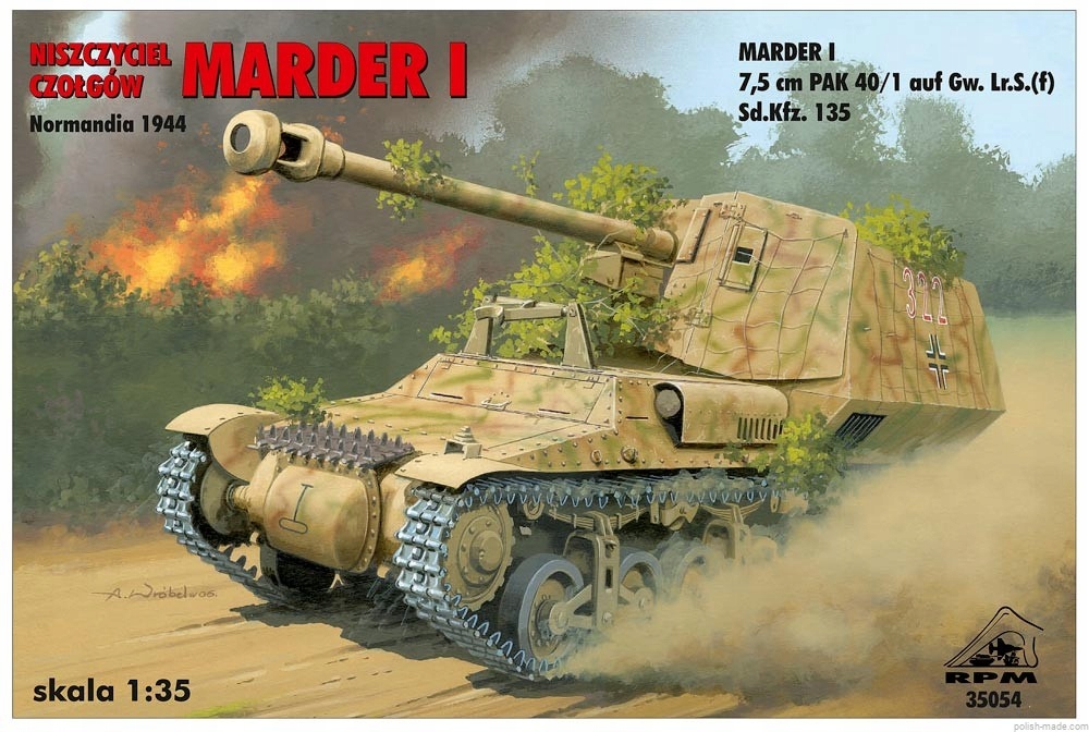 Pm 35054 1/35 Marder I Sd.Kfz.135 Normandie 1944