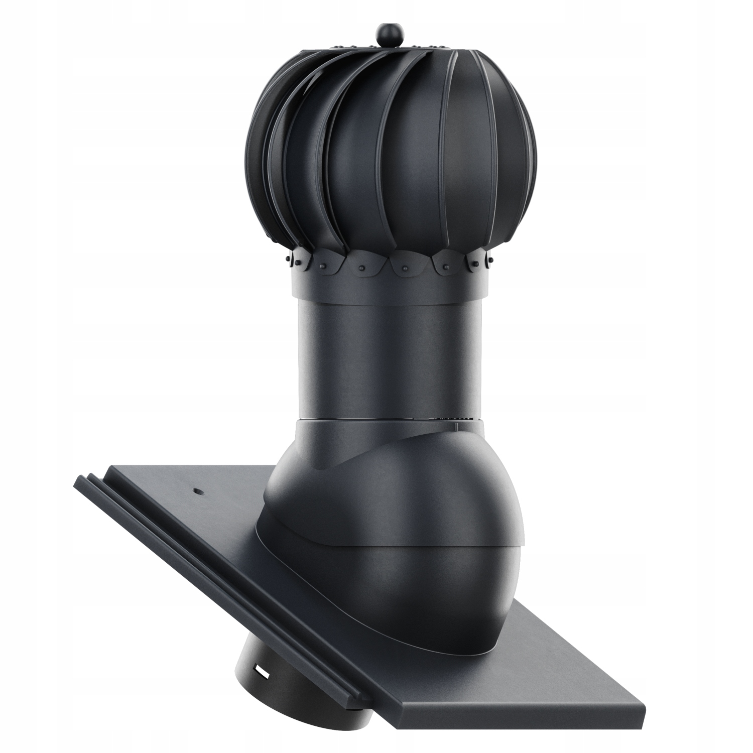 Rotační kulový Větrací komín , průměr 125 cm, Creaton Kapstadt Duratop Grafit