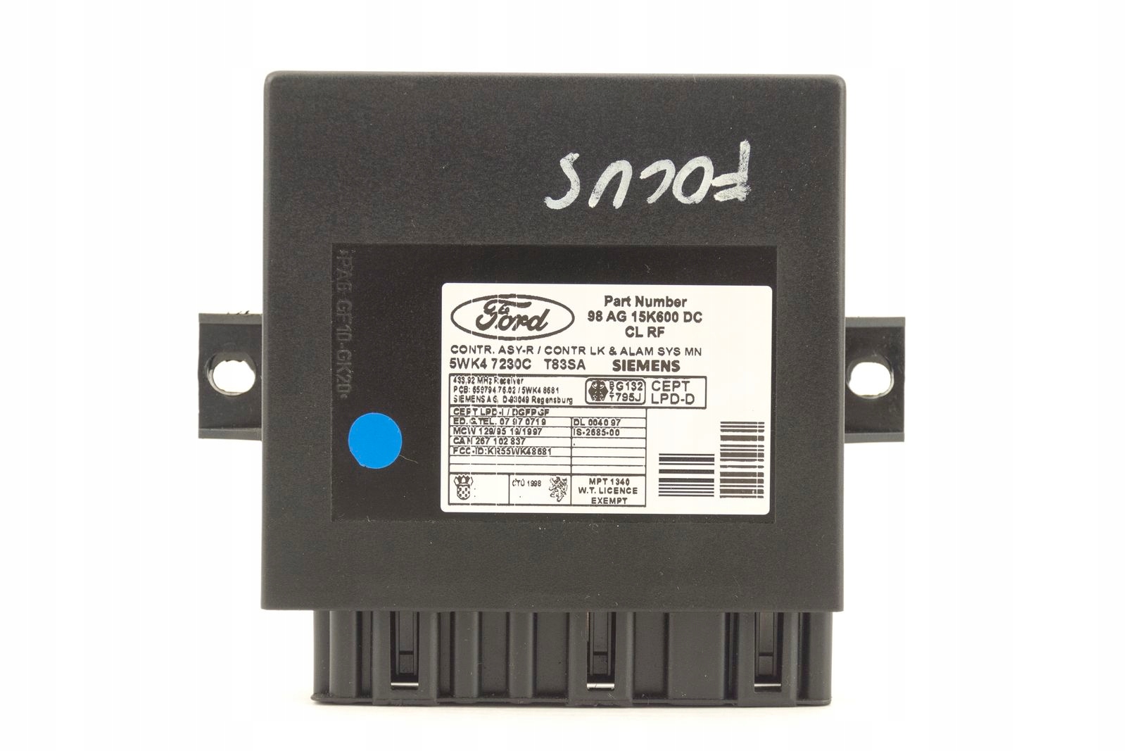 МОДУЛЬ КОМФОРТА FORD FOCUS MK1 98AG15K600DC