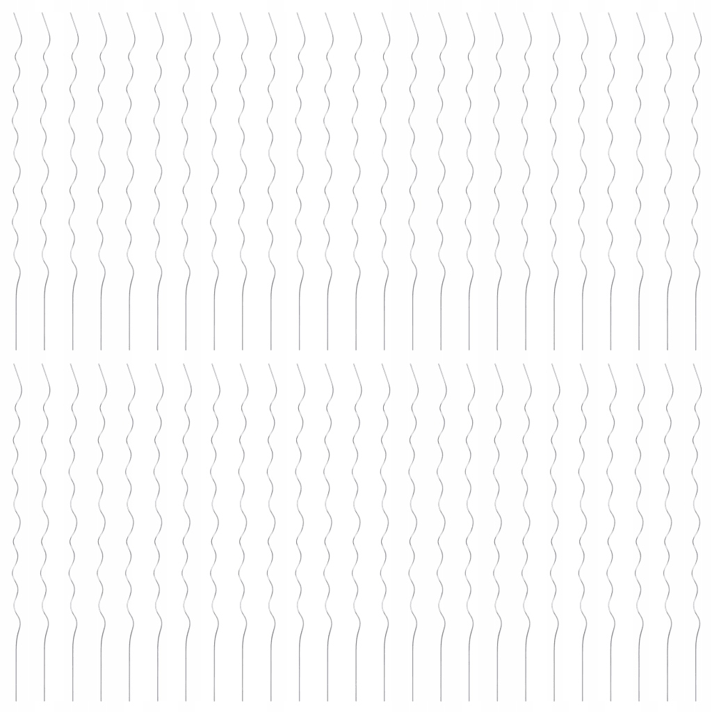 Spiralne podpórki do roślin, 50 szt, 170 cm, gal Wysokość produktu 1 cm