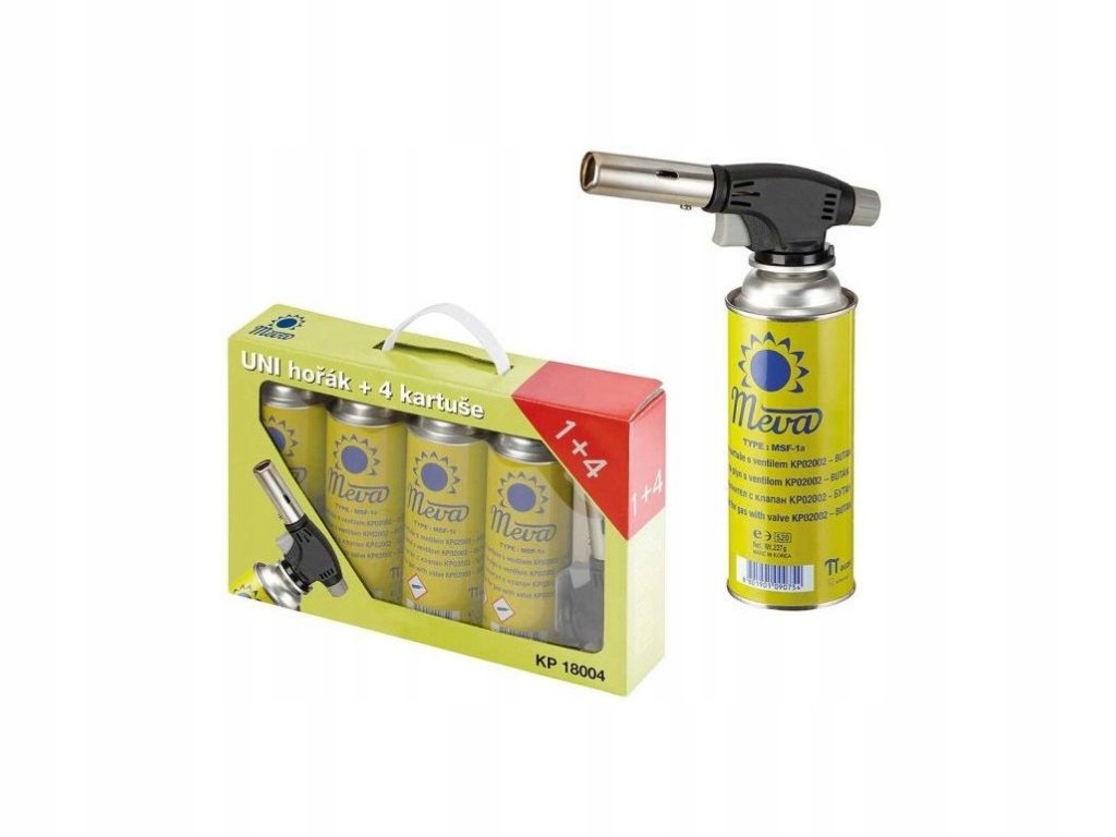 Uni hořák 4 kartuše KP02002 MEVA-UKP18004