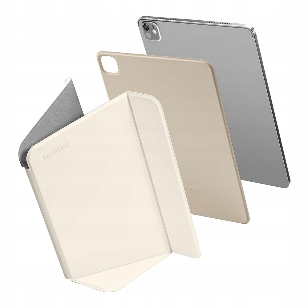 Tomtoc puzdro Detachable Folio Case pre iPad Pro 13" M4/M5 Ivory B52B2W1