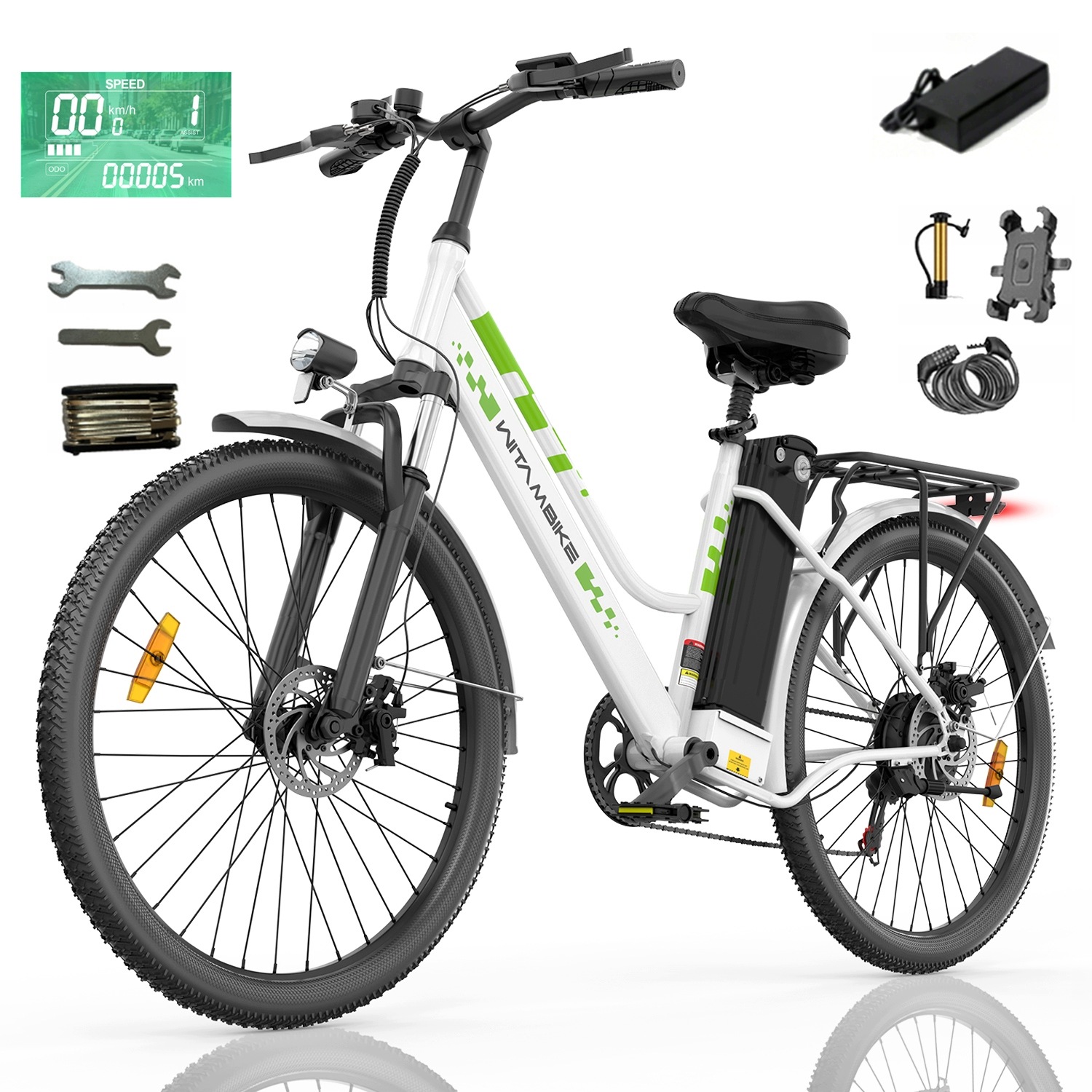 Pánské/dámské Elektrokolo Witambike C26PRO 250W 25km/h 20AH 120km 26"