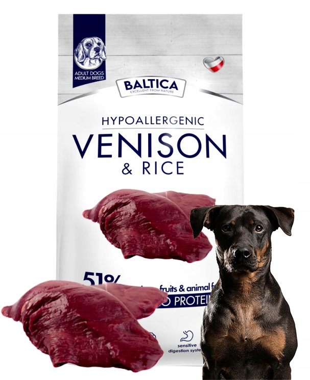 Levně Baltica Adult zvěřina s rýží M bezobilné suché krmivo pro psa 3 kg