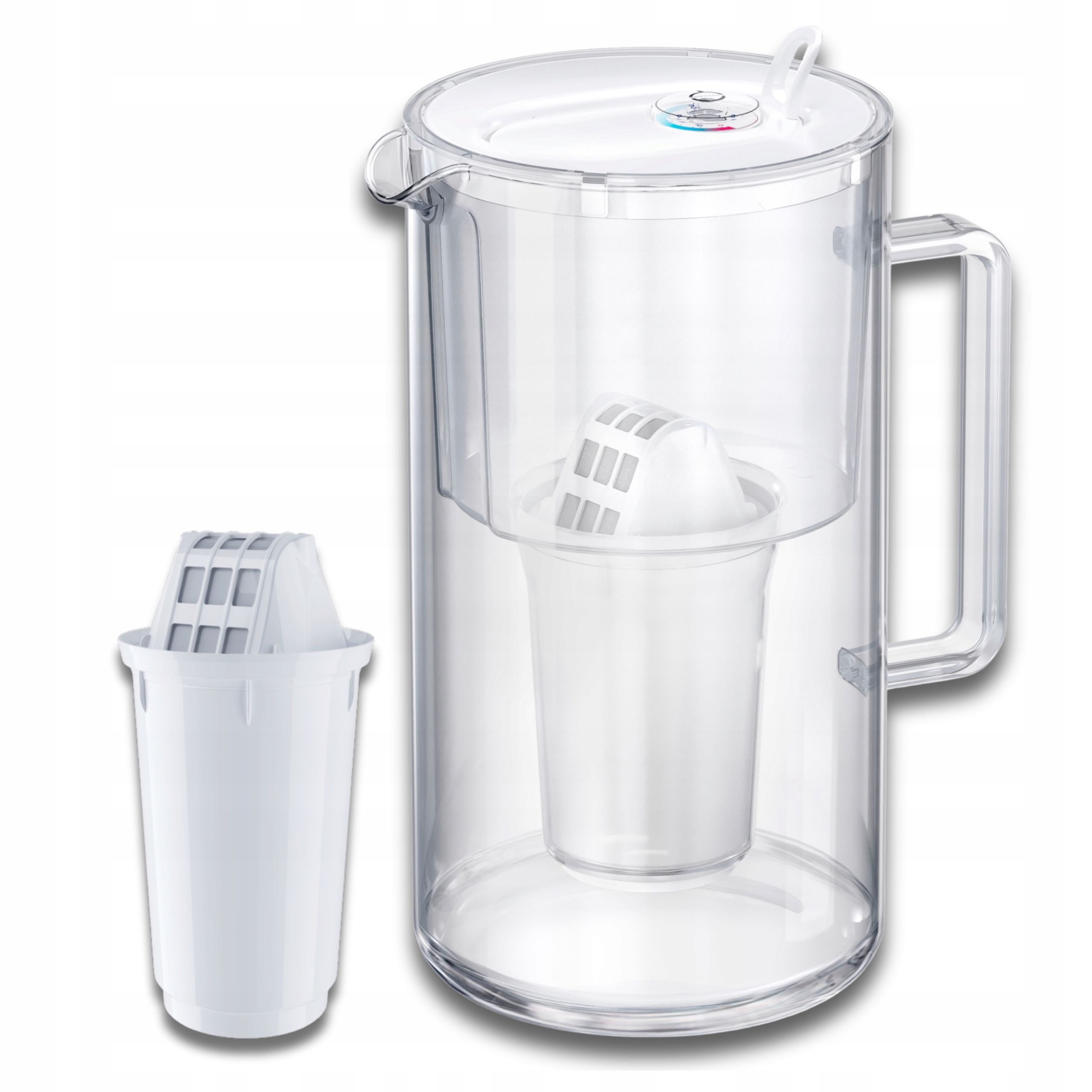 Filtrační konvice skleněná Aquaphor Nord 2,5 l s náplní A5 (350 l), bílá