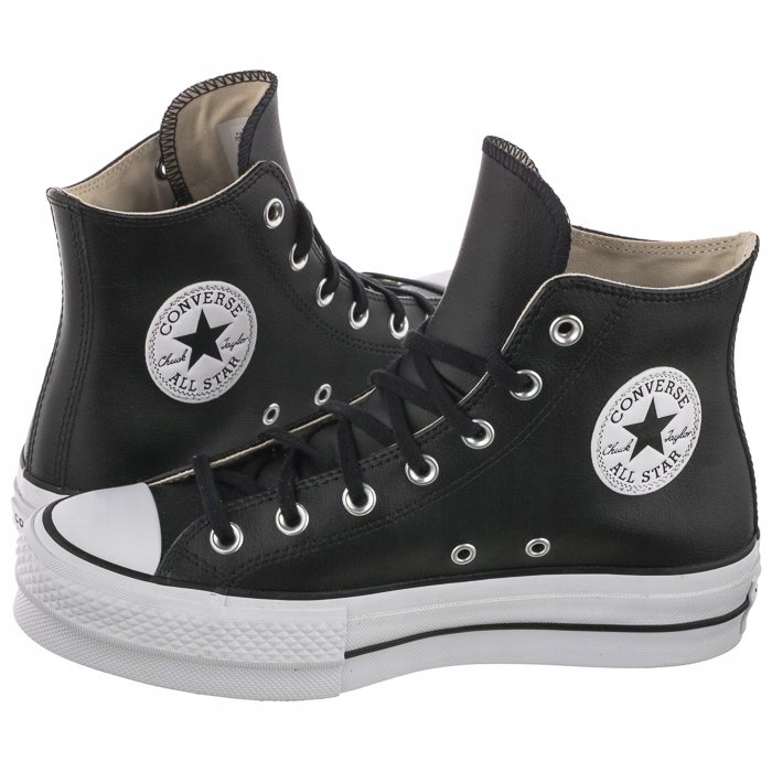 

Trampki Converse Ct All Star Lift 561675C Czarne