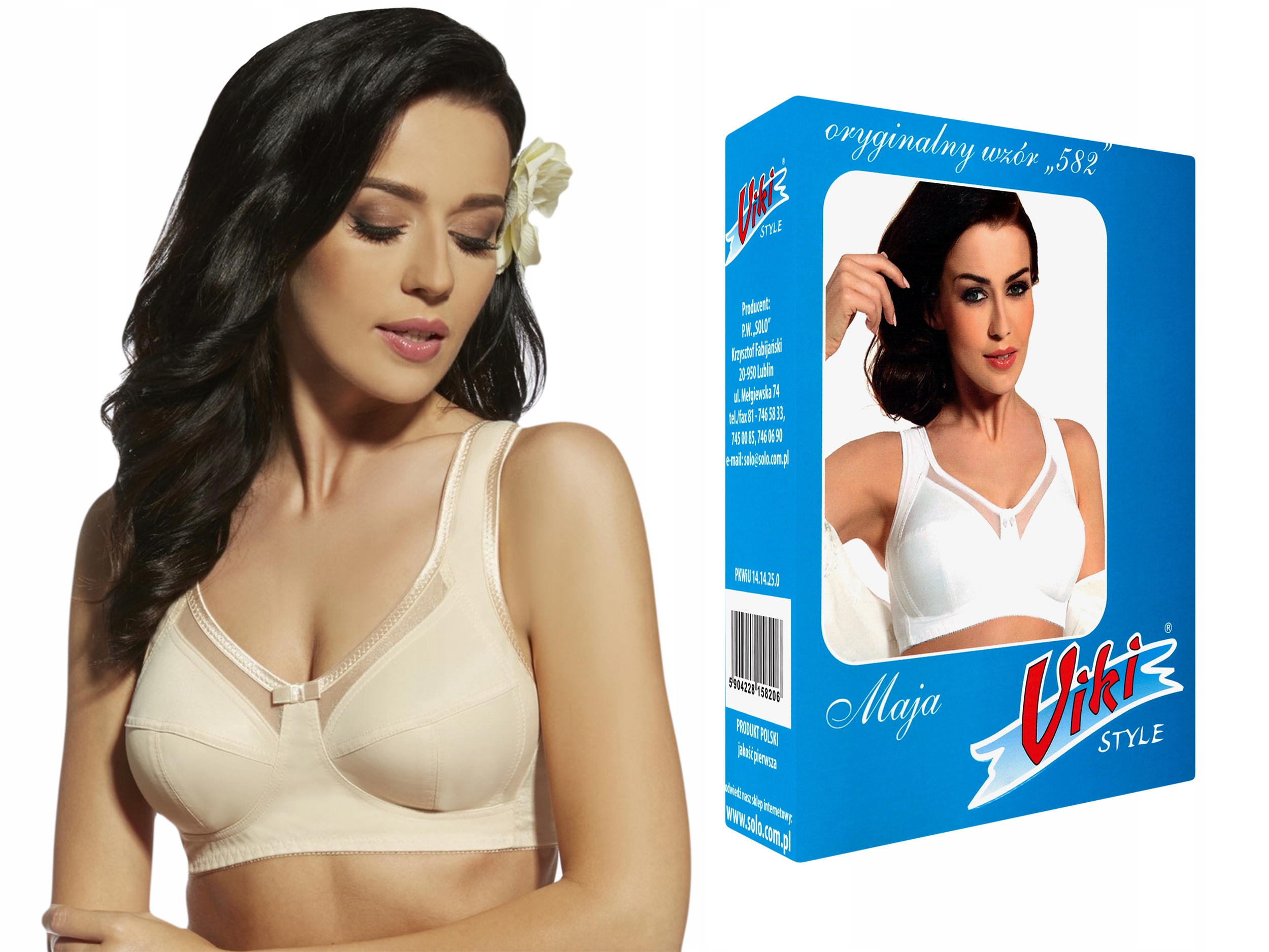 

biustonosz Maja 582 viki beżowy 85H