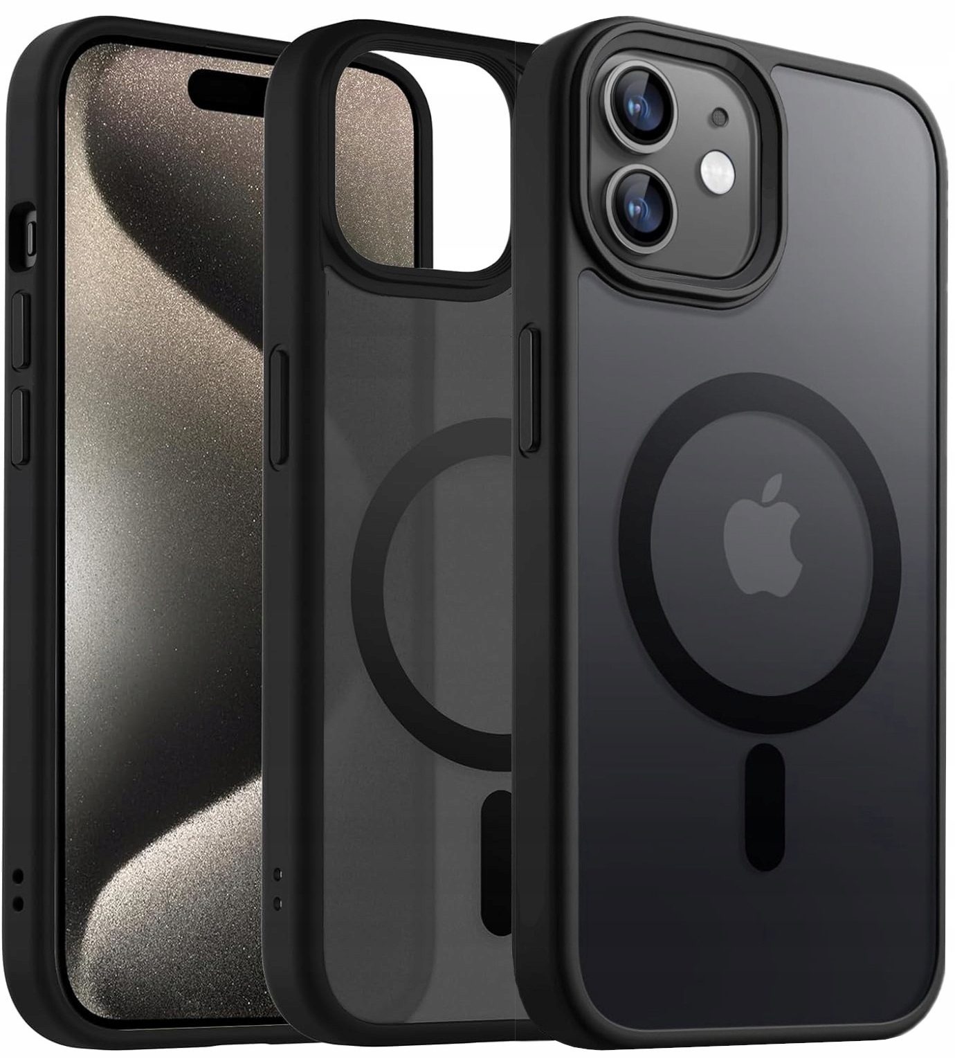 ETUI DO IPHONE 11 RÓŻNE KOLORY CASE MATOWE MAGNETYCZNE + SZKŁO HARTOWANE 9H Dedykowana marka Apple