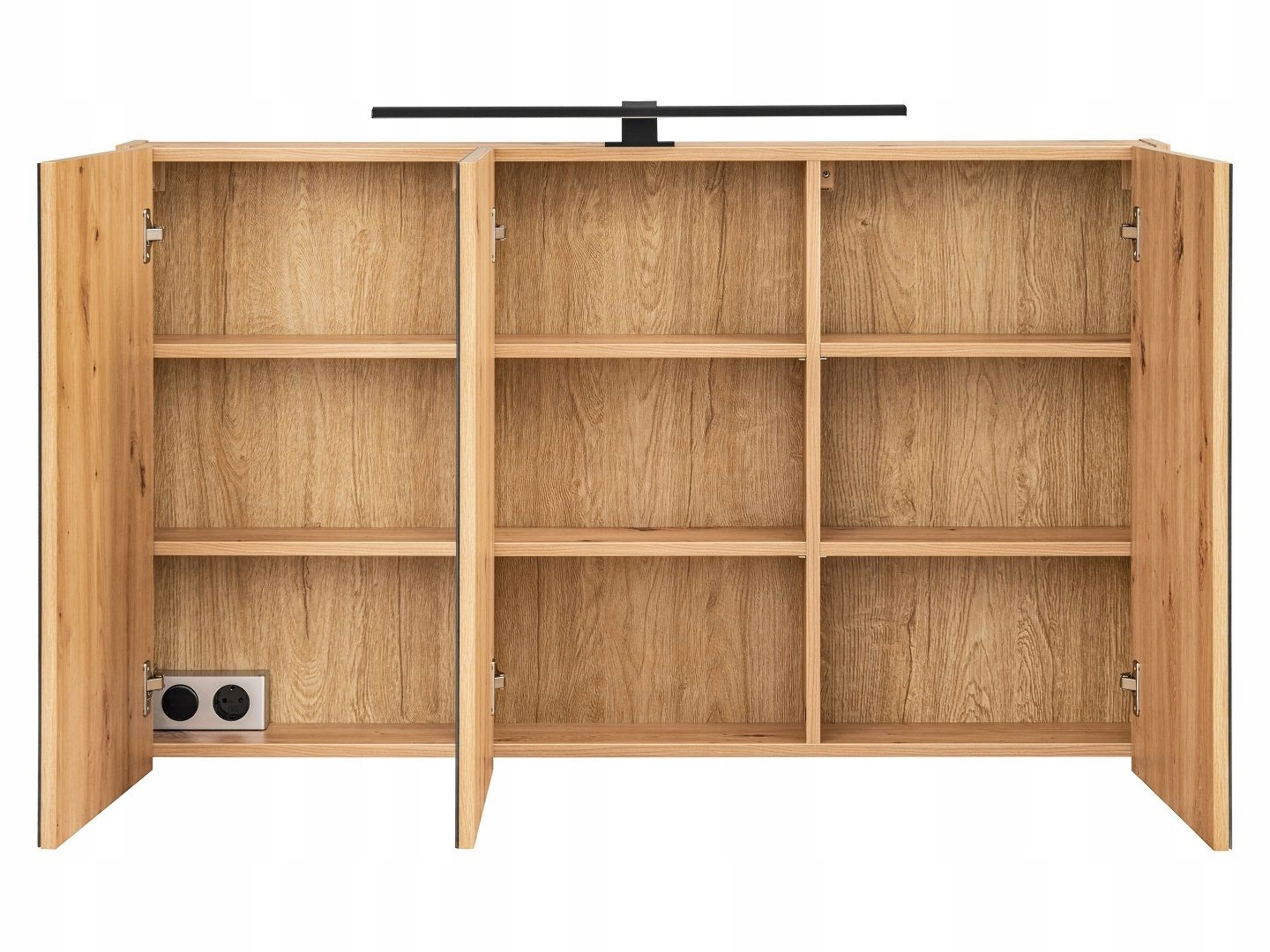 SZAFKA MADERA 120CM Z LUSTREM I OŚWIETLENIEM Szerokość mebla 120 cm