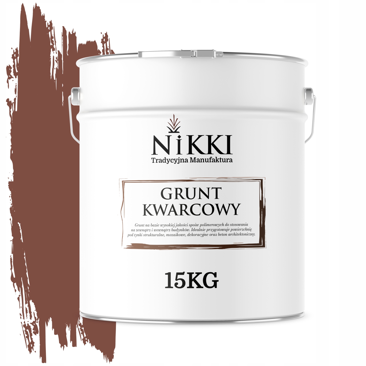 Křemenný Podklad Pod Silikonovou Omítku Barva Hnědá Tmavá F326 15 Kg