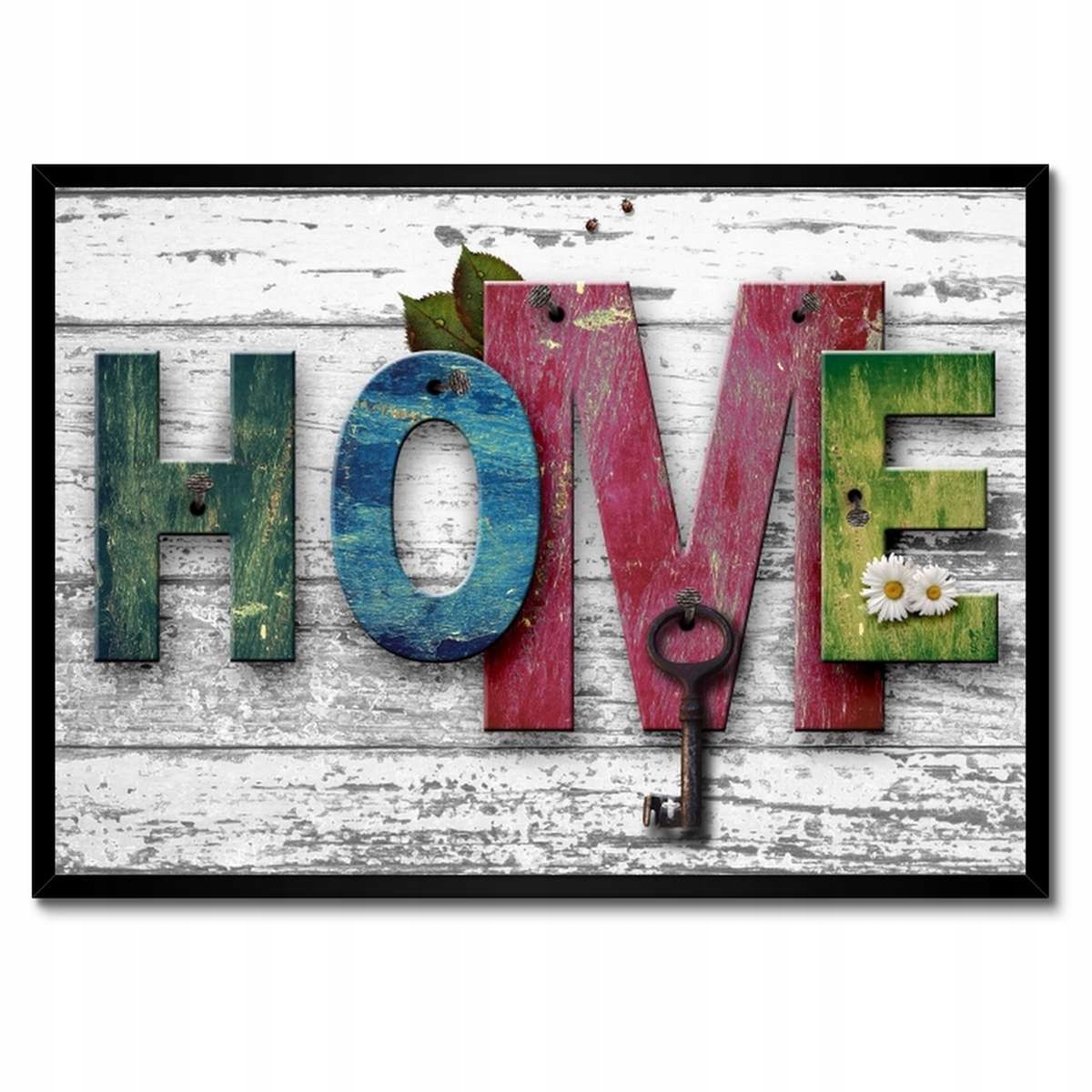 Plakáty v rámu 70x50 Home Domek Domeček Nápis
