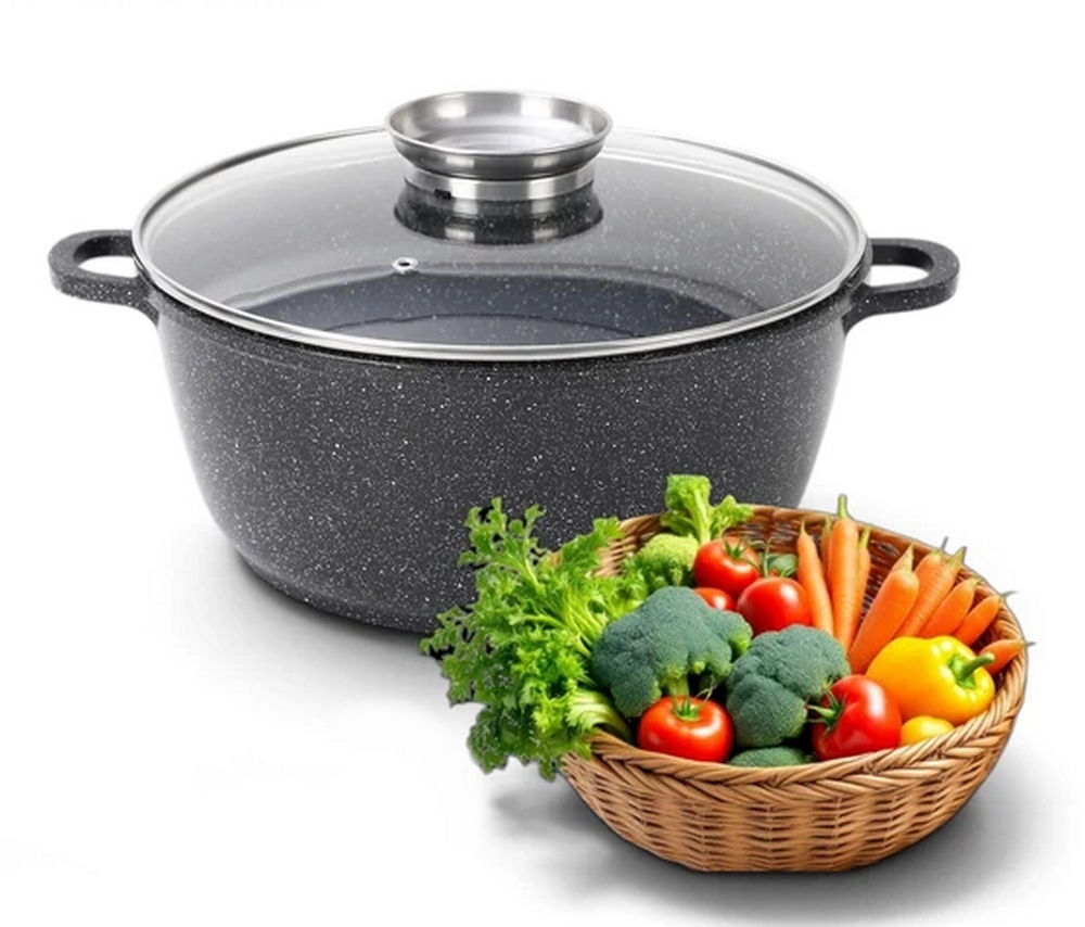 Velký Hrnec Indukční Hrnec Gaz Aroma Knob 40 cm 17,5 L Masterpan 2120