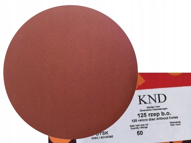 

Papier Ścierny Krążek Krążki Na Rzep 125 P600 50sz