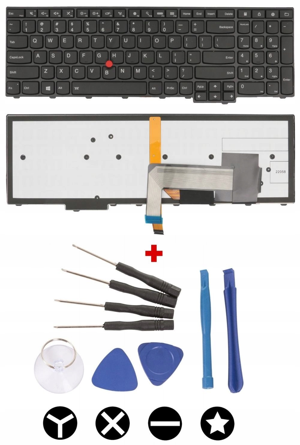 Klávesnice Pro Lenovo E531 E540 L540 T540 W540 W550 L550 T540 T550 T560 Led