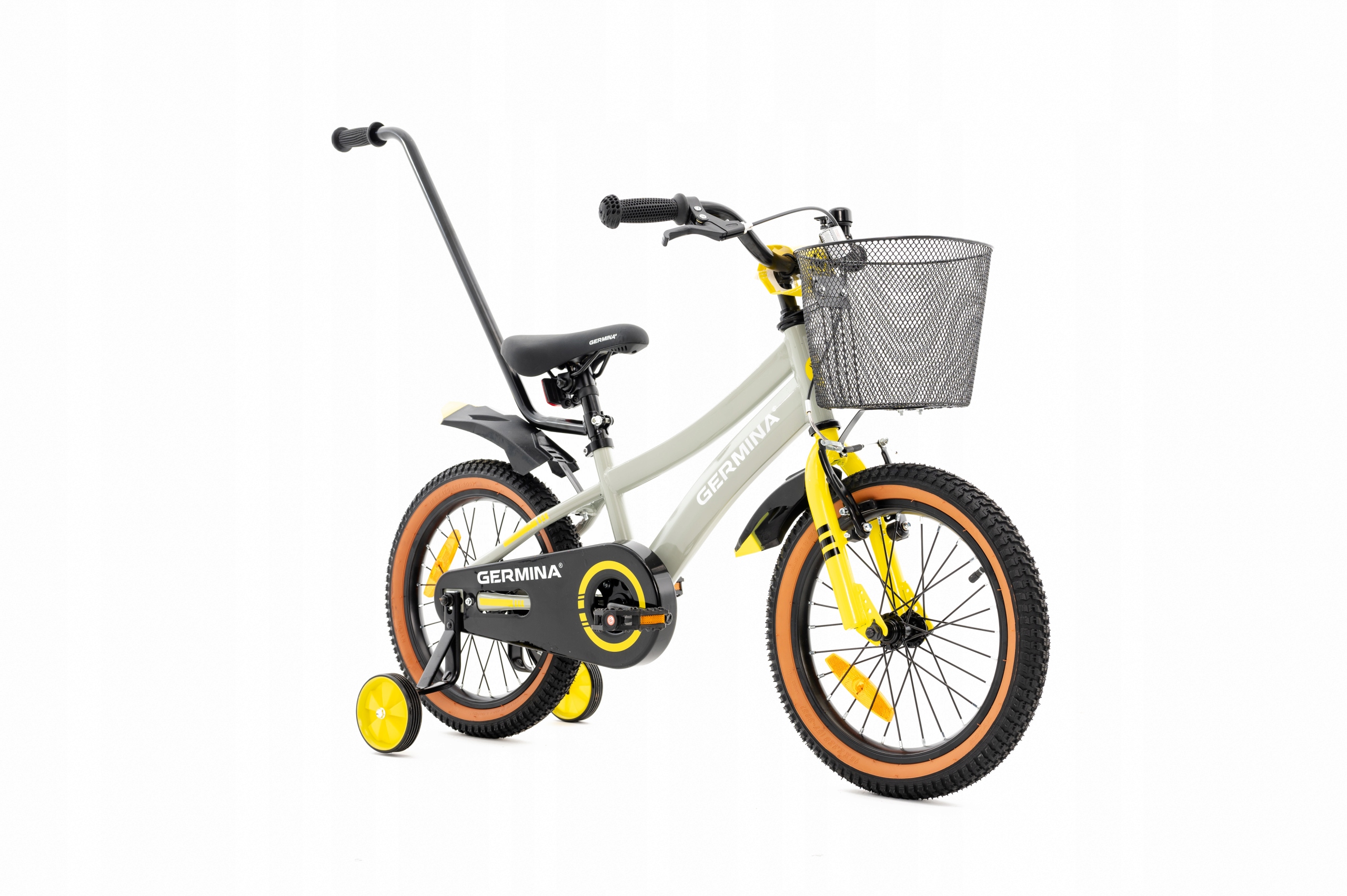 Rower Dziecięcy Germina Sport 16'' Bmx Szary// Bezpieczny