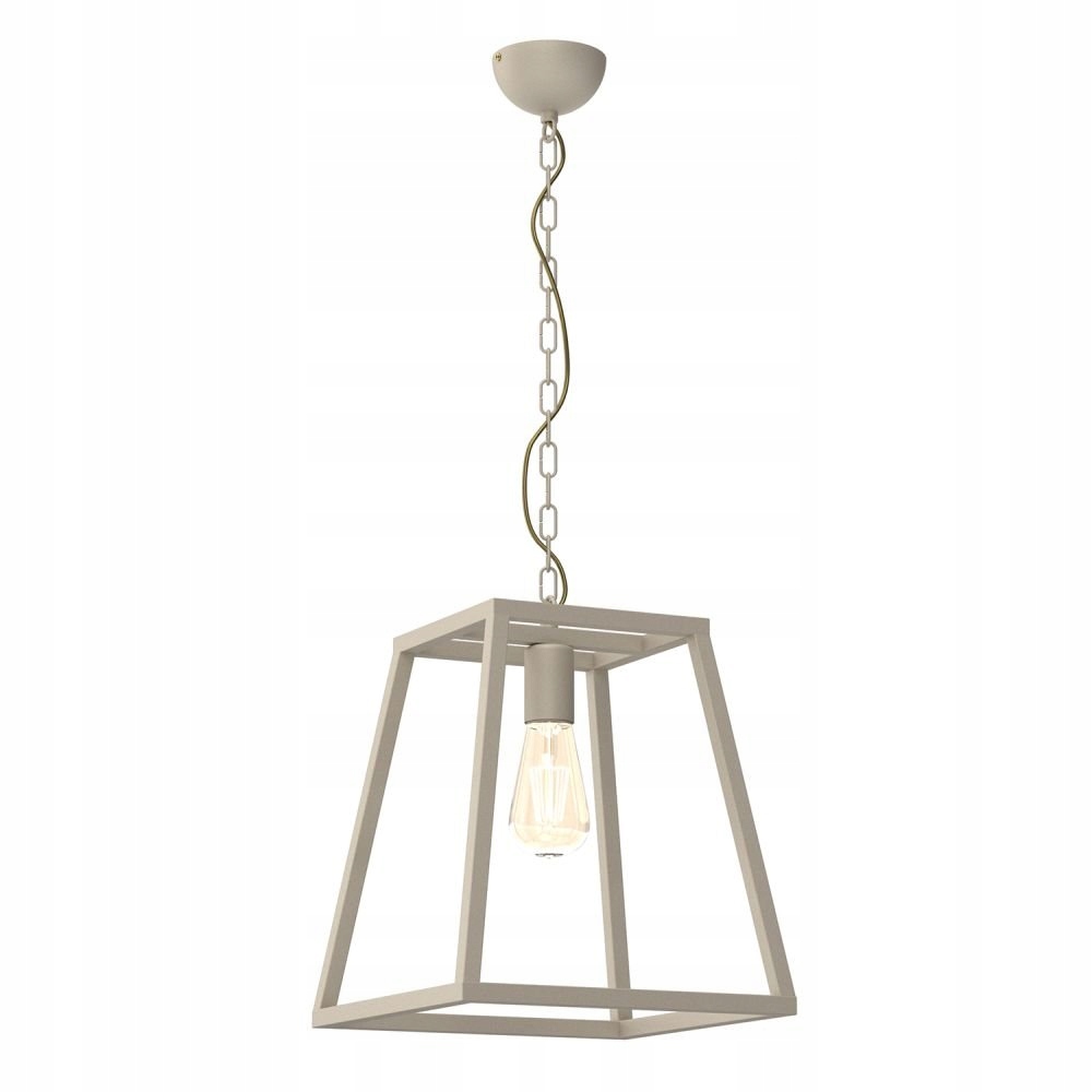 Trapézová závesná klietková lampa Frame 4427 Luminex