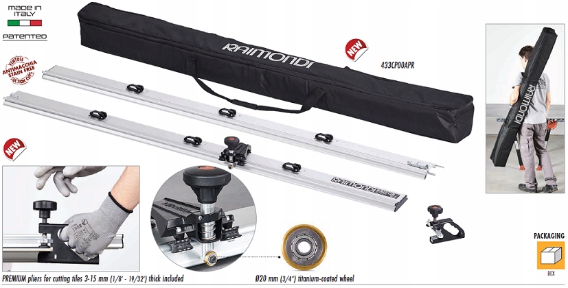 Raimondi Řezačka na velkoformátové dlaždice Raizor MkII Plus 336 cm