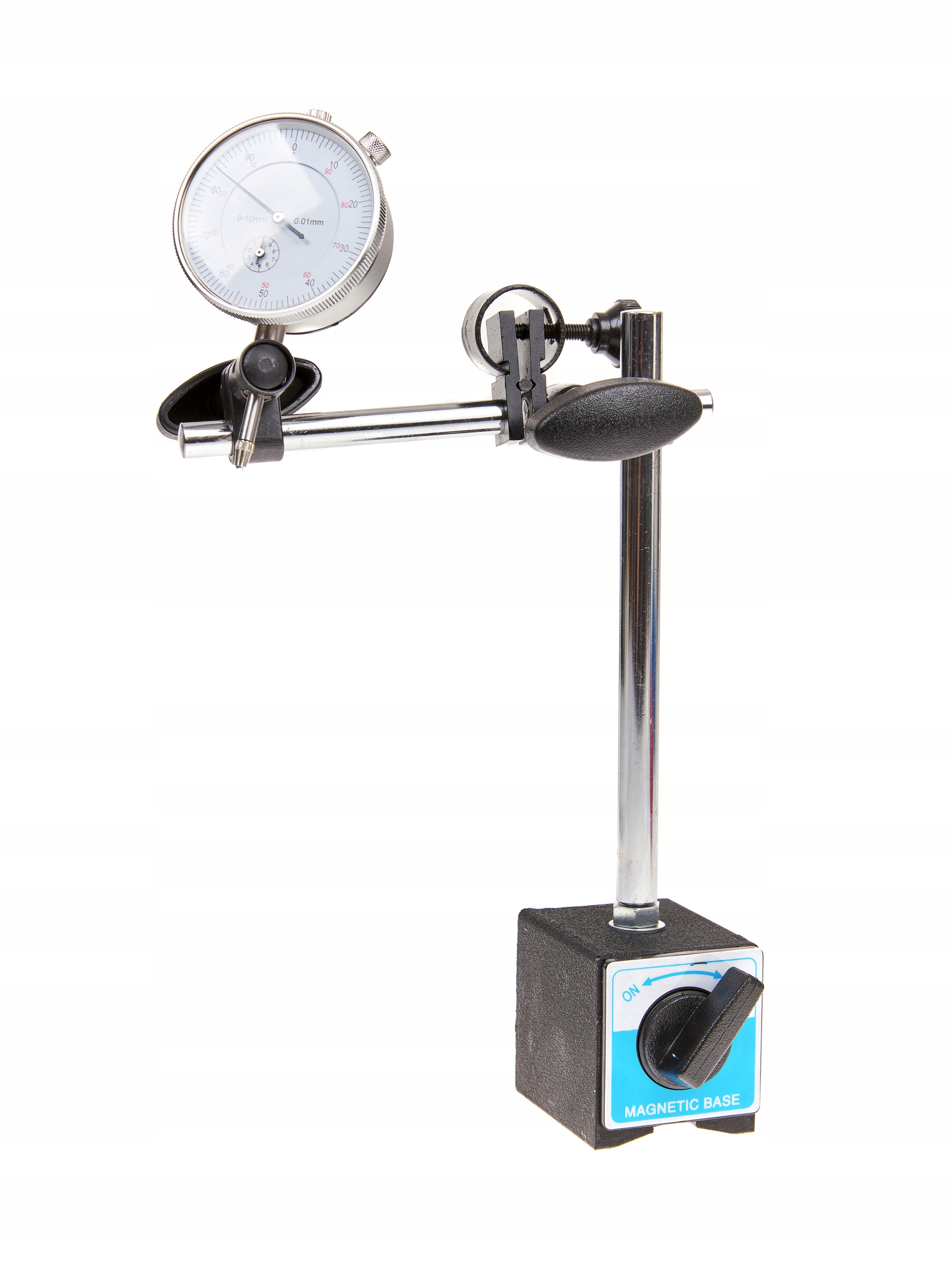 ZESTAW CZUJNIK ZEGAROWY STATYW MAGNETYCZNY 0-10MM