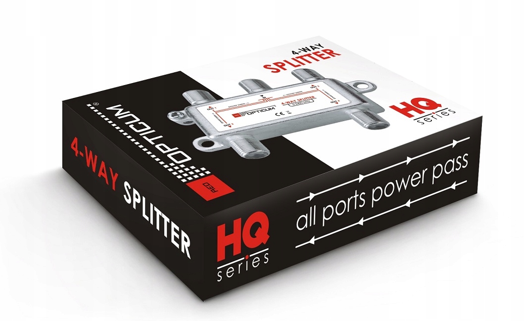 ROZGAŁĘŹNIK SPLITTER SAT DVB-T na 1-4 TV Kod producenta 4-Way