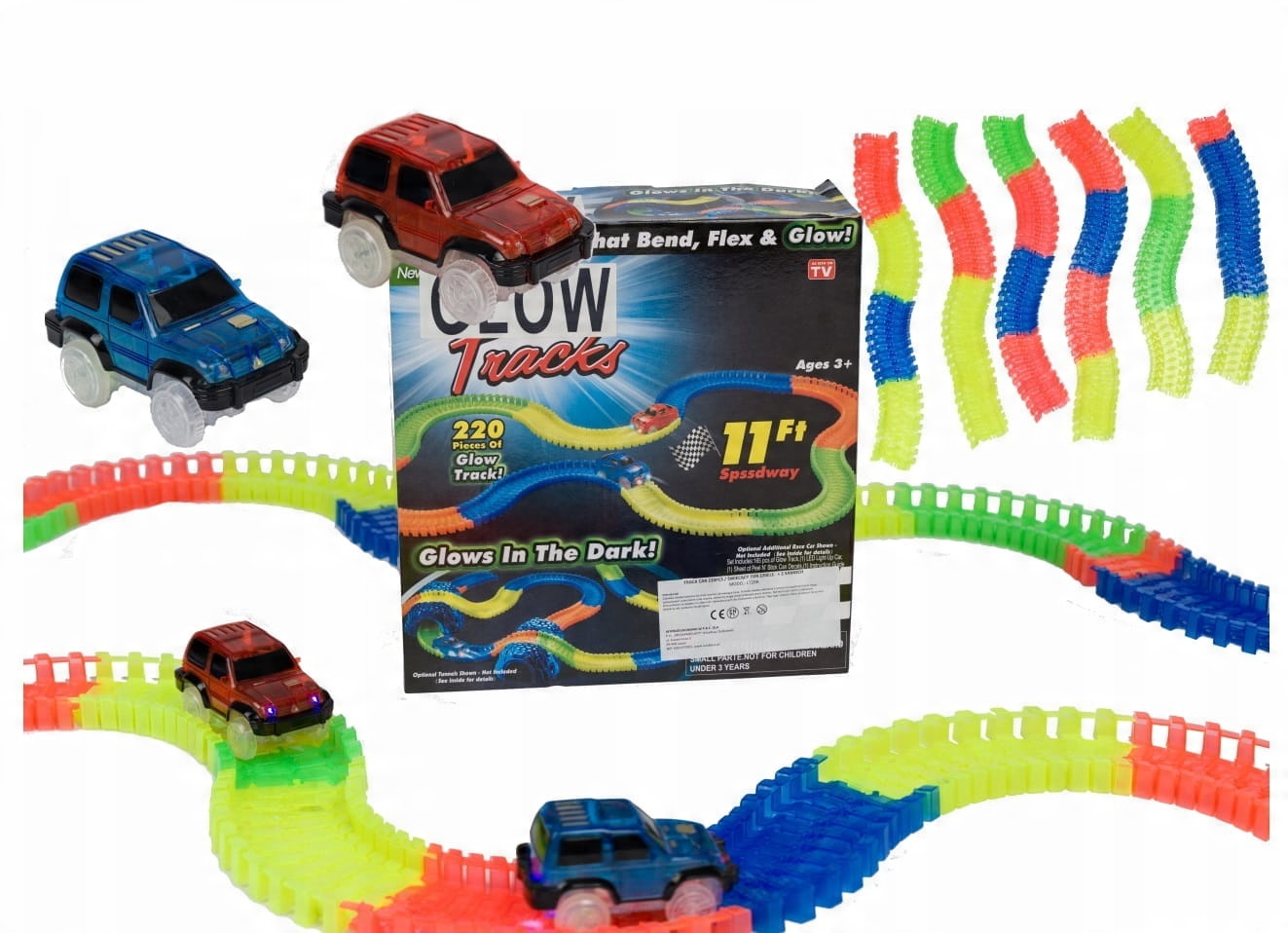 

LT22 Tor Świecący Glow Tracks 220EL 2 Auta Zestaw