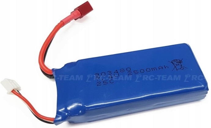 

Akumulator Bateria Wltoys LiPo 7,4V 2S 2500mAh