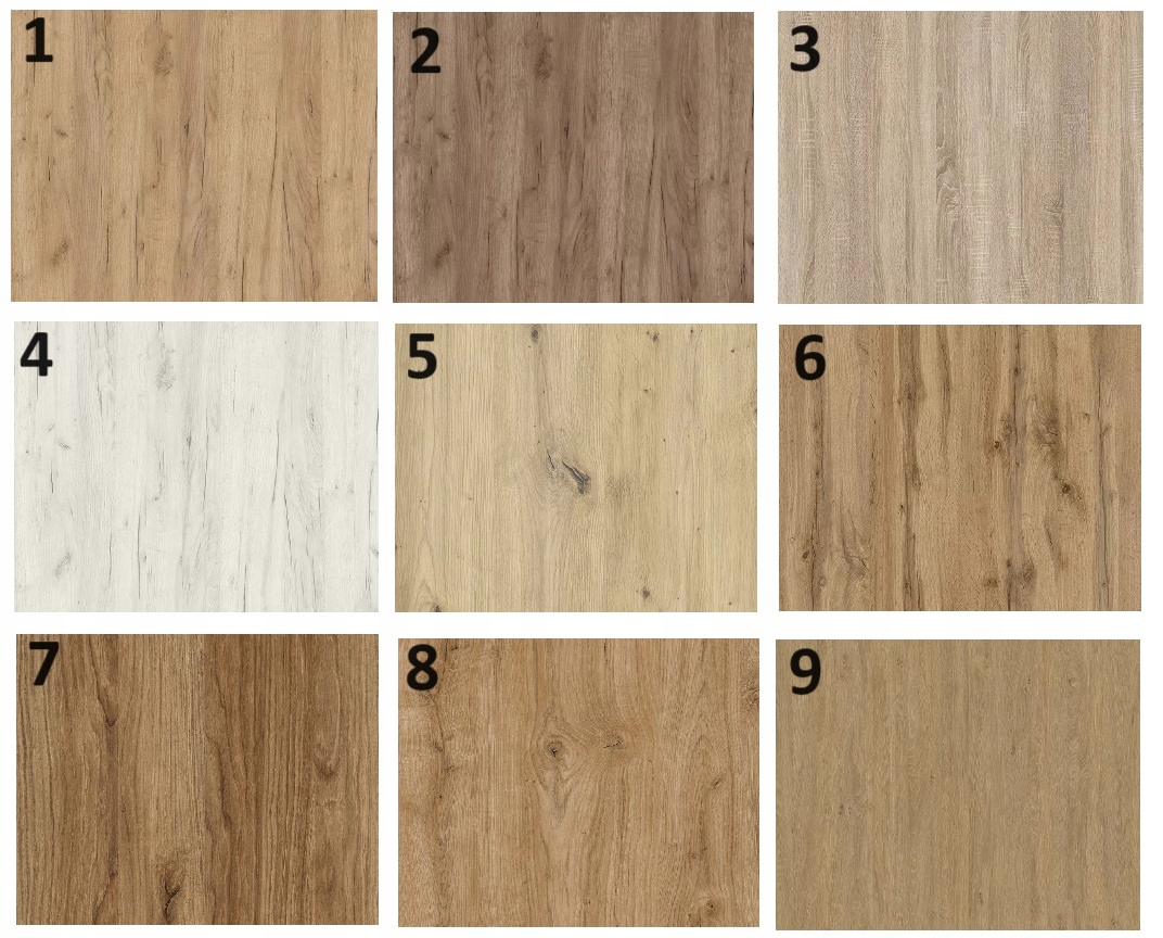 Próbki blatów do stołów LOFT in home. Pająk. Kuchenne do jadalni egger